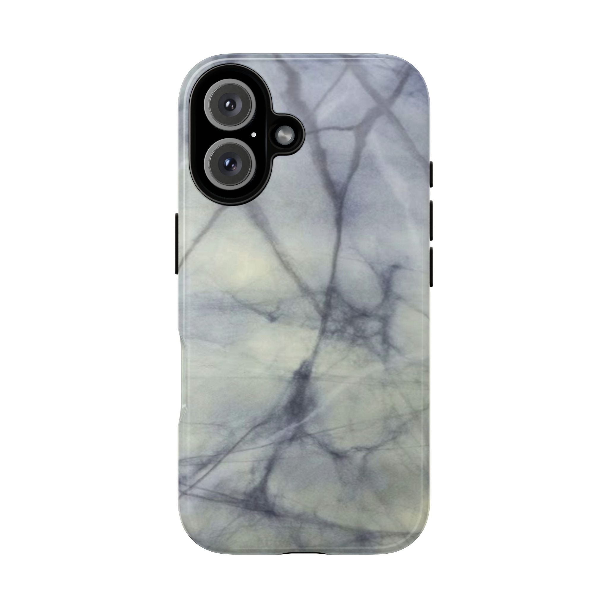 Phone Case, Eye-catching White Marble Look Tough Case by Studio Blitz