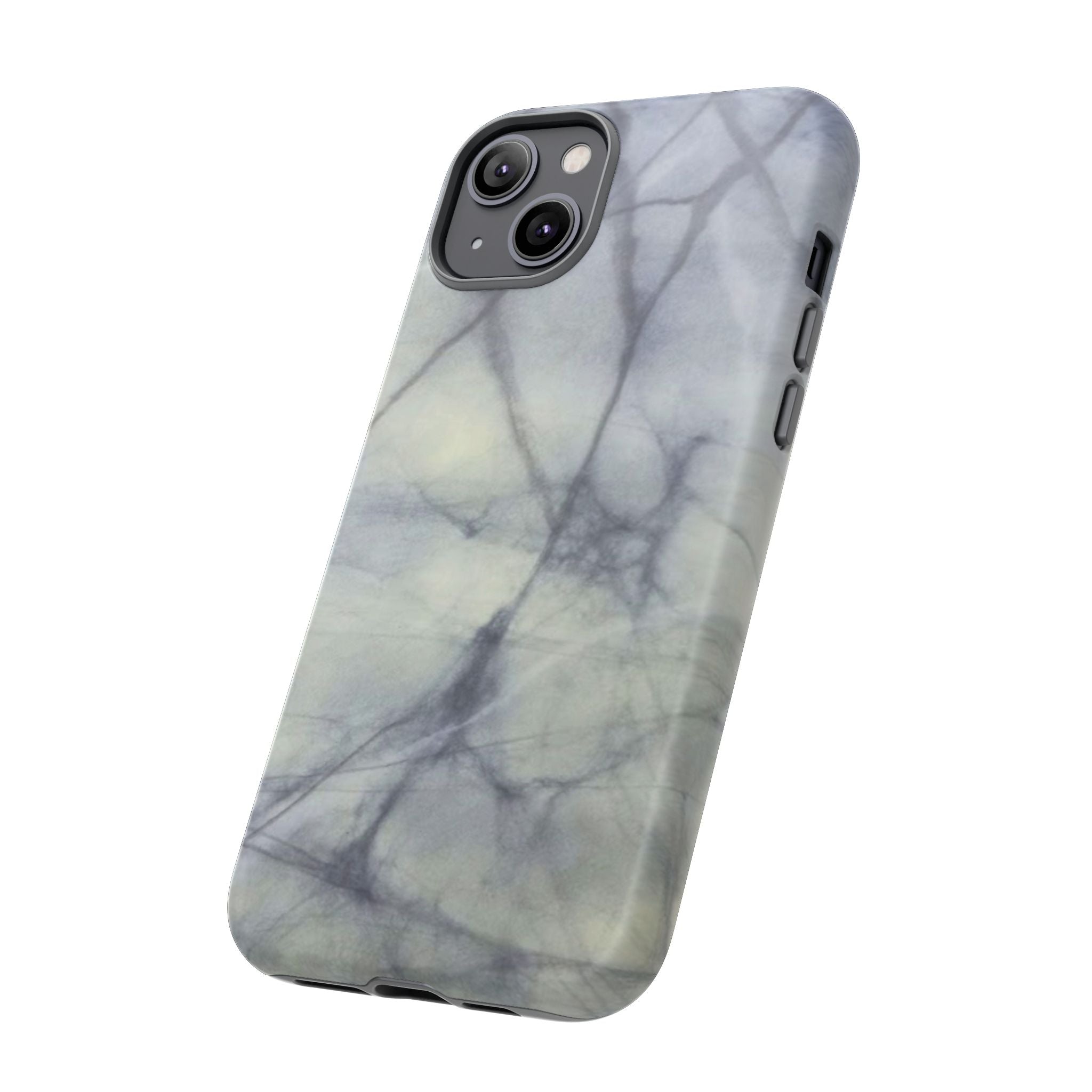 Phone Case, Eye-catching White Marble Look Tough Case by Studio Blitz