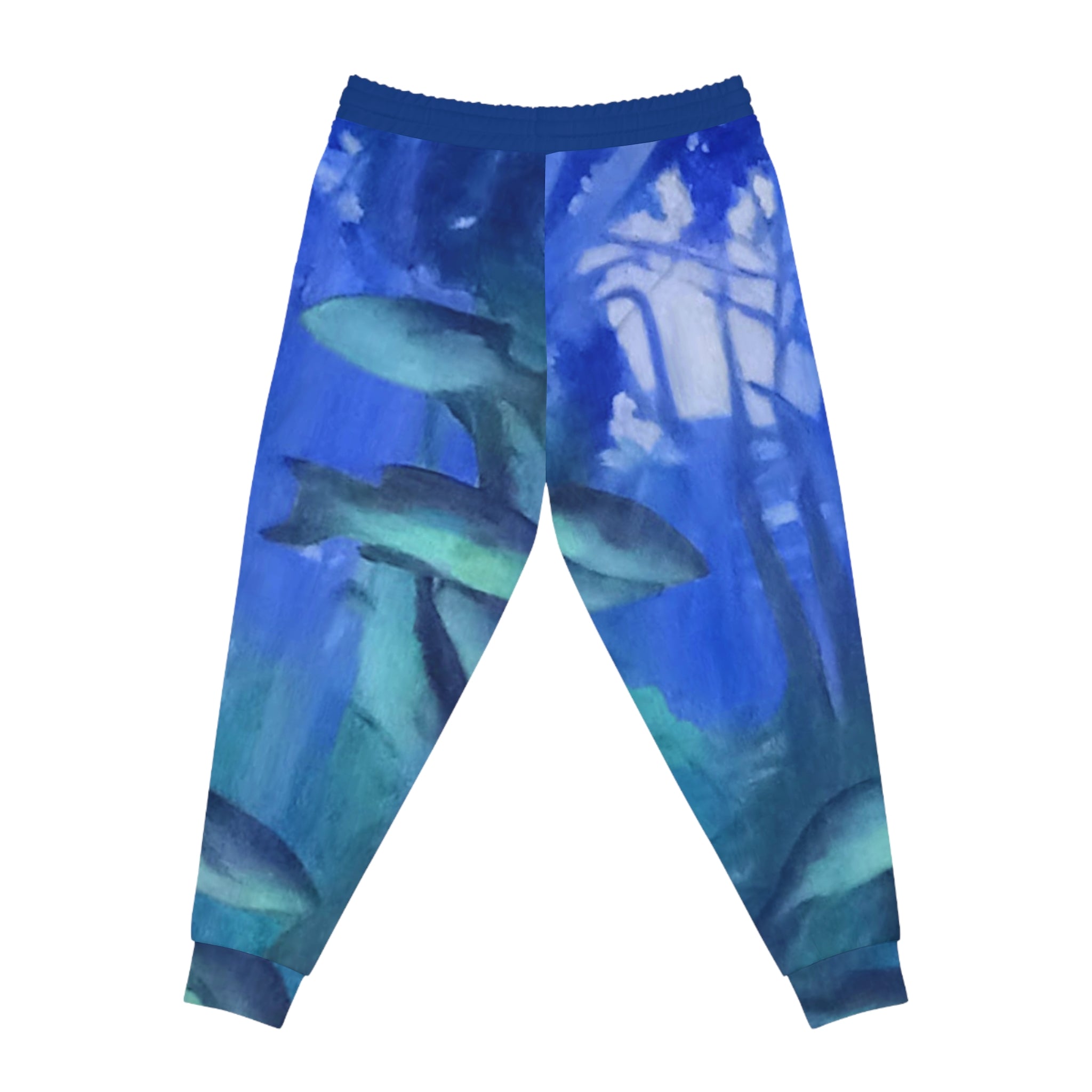 Something Fishy Going On - Athletic Joggers Art Design by Studio Blitz