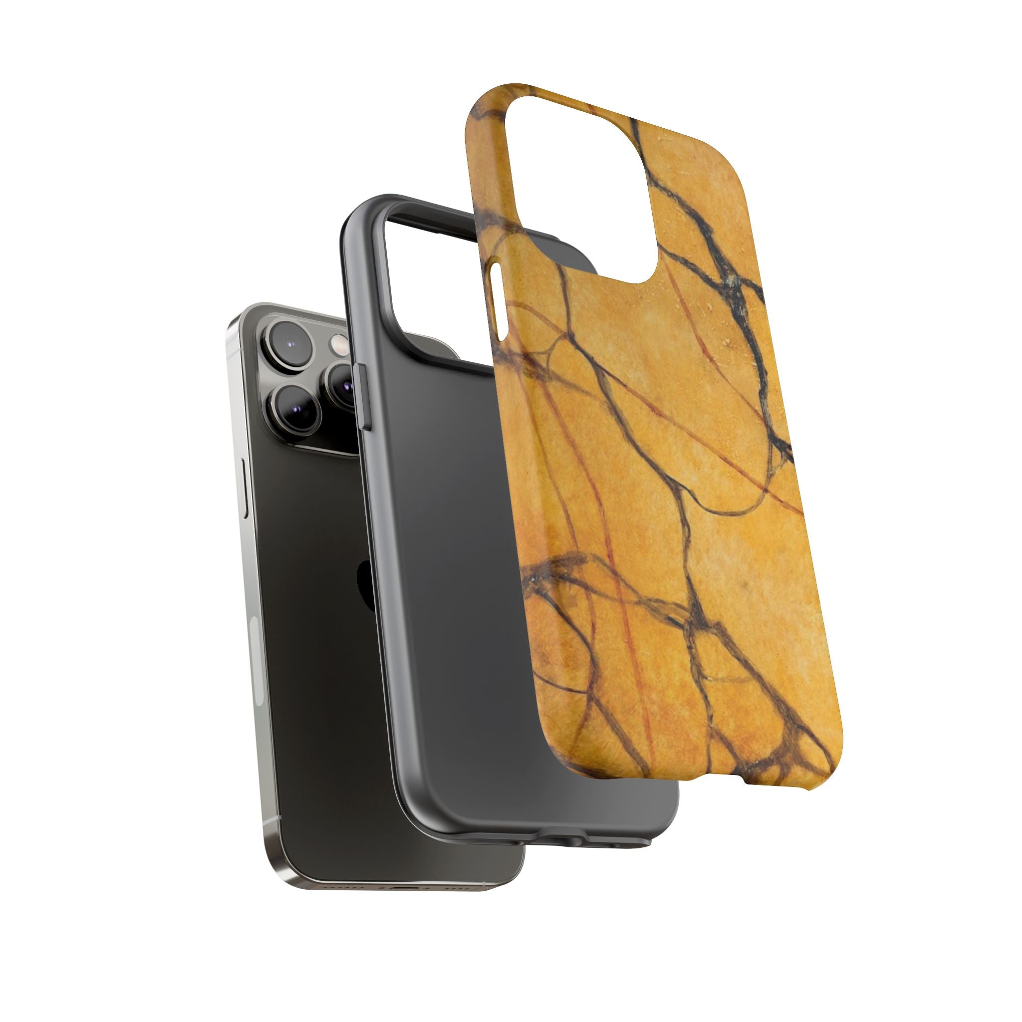 Sexy Gold Marbleized Phone Cases designed by Studio Blitz