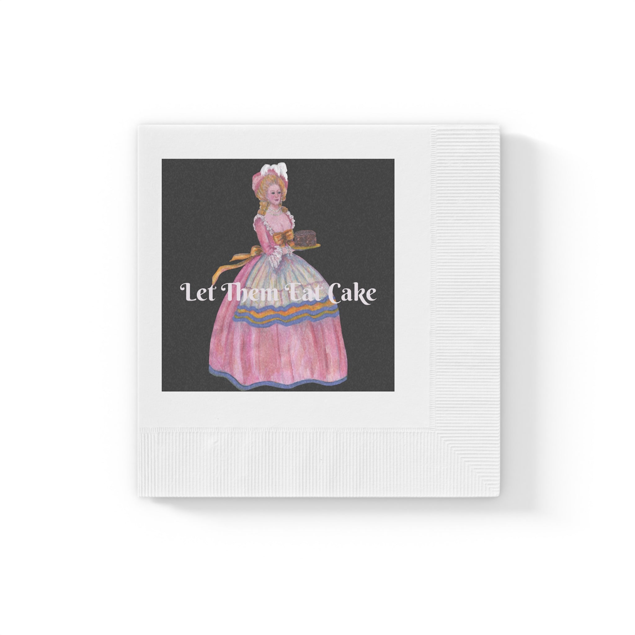 Napkins - Elegant 'Let Them Eat Cake' Design by Studio Blitz