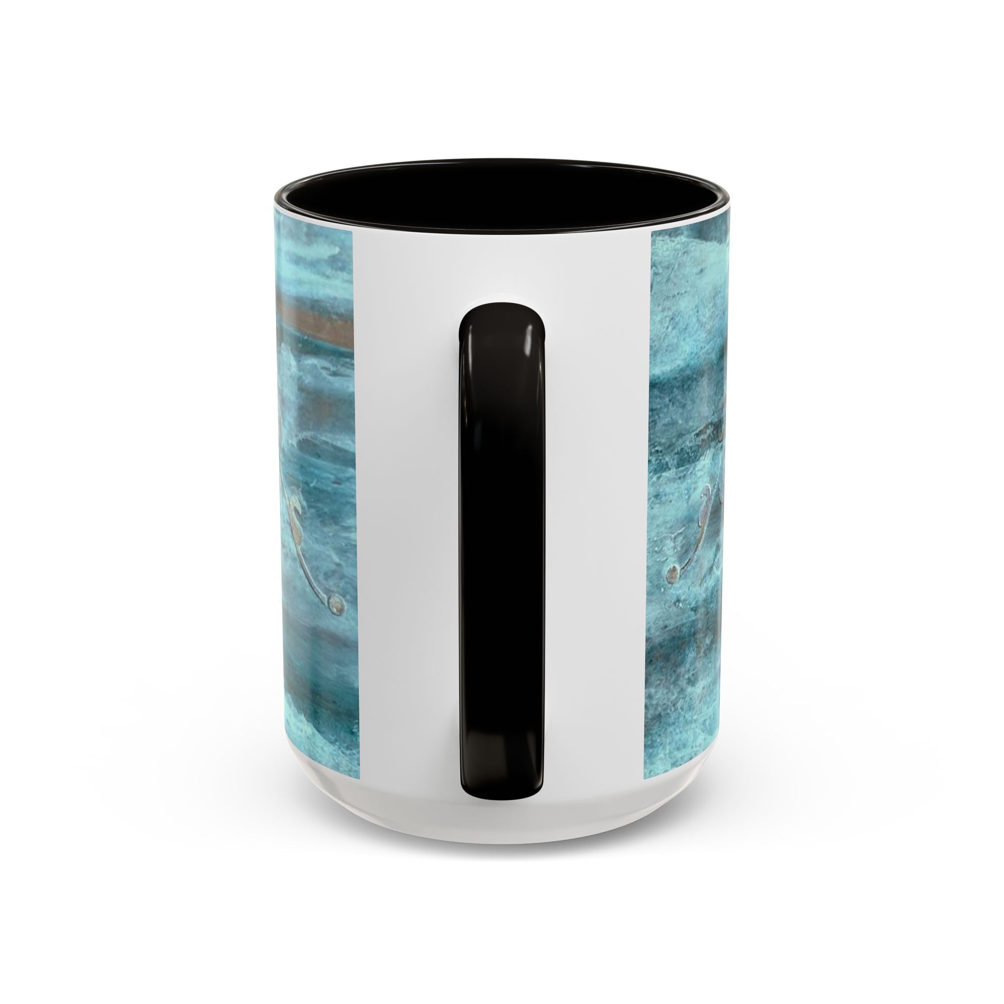 Artistically painted scrolled Mugs by Studio Blitz