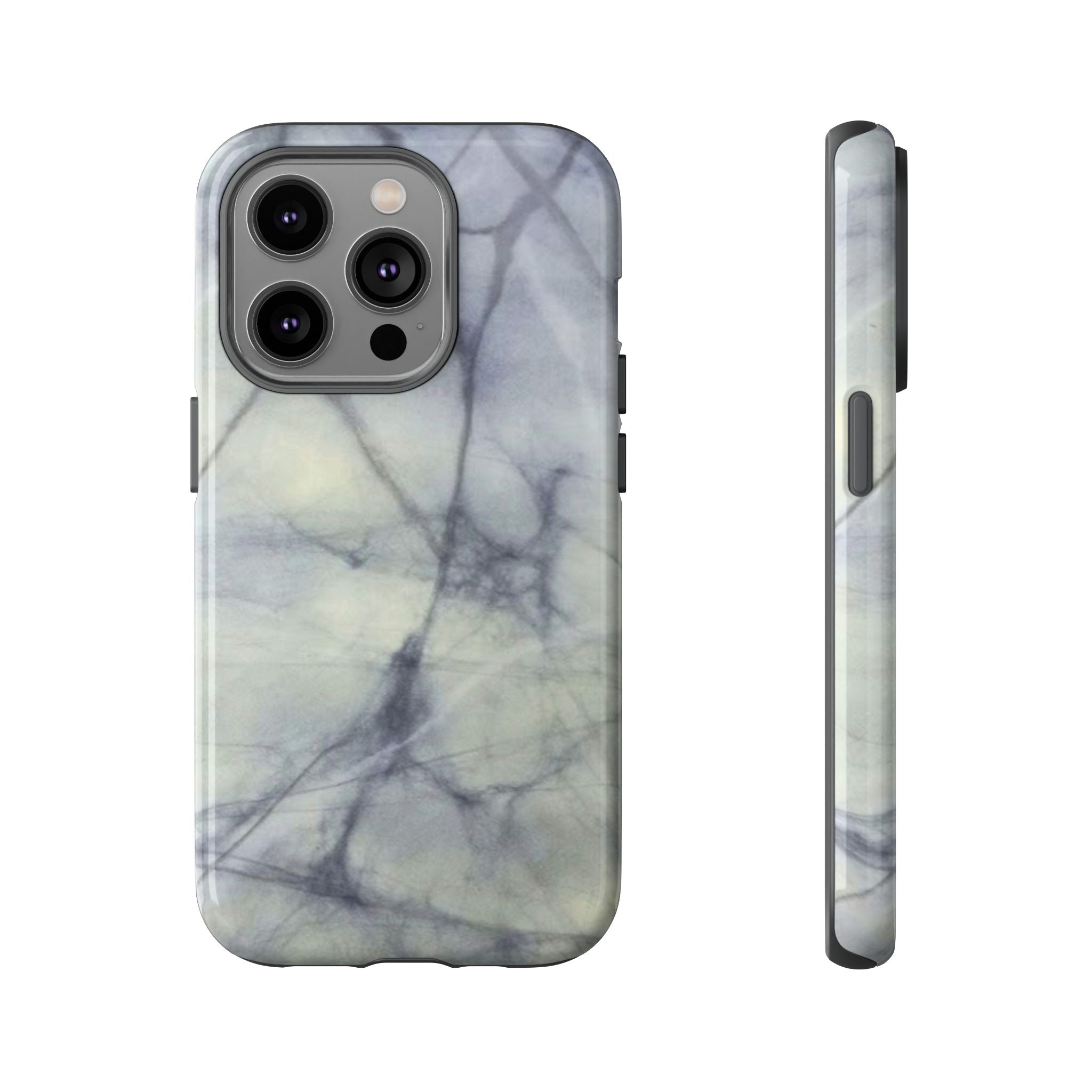 Phone Case, Eye-catching White Marble Look Tough Case by Studio Blitz
