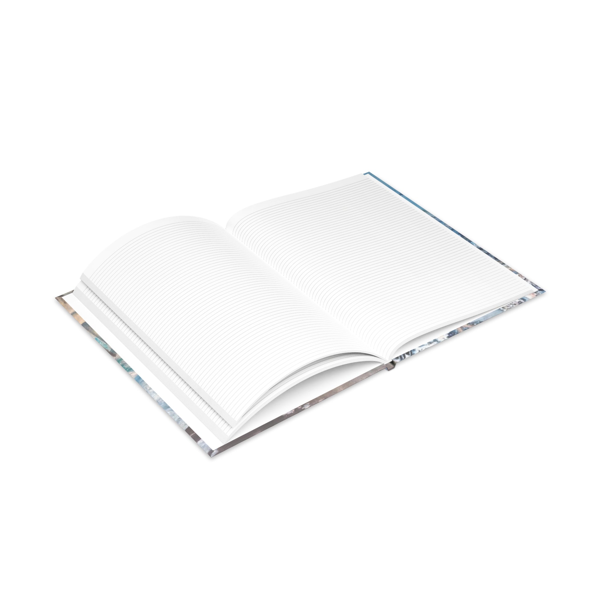 Stunning Ocean-Themed Hardcover Notebook painted by Studio Blitz