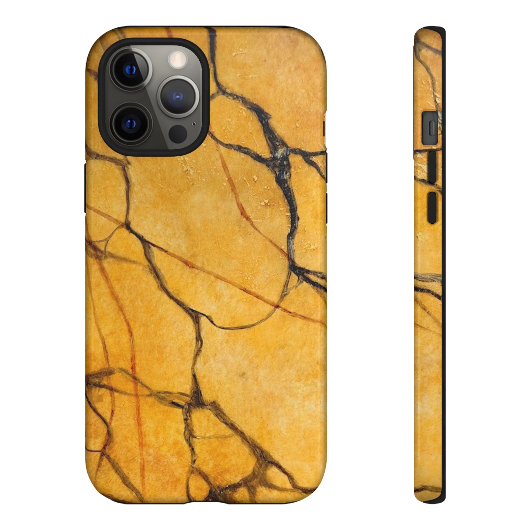 Sexy Gold Marbleized Phone Cases designed by Studio Blitz