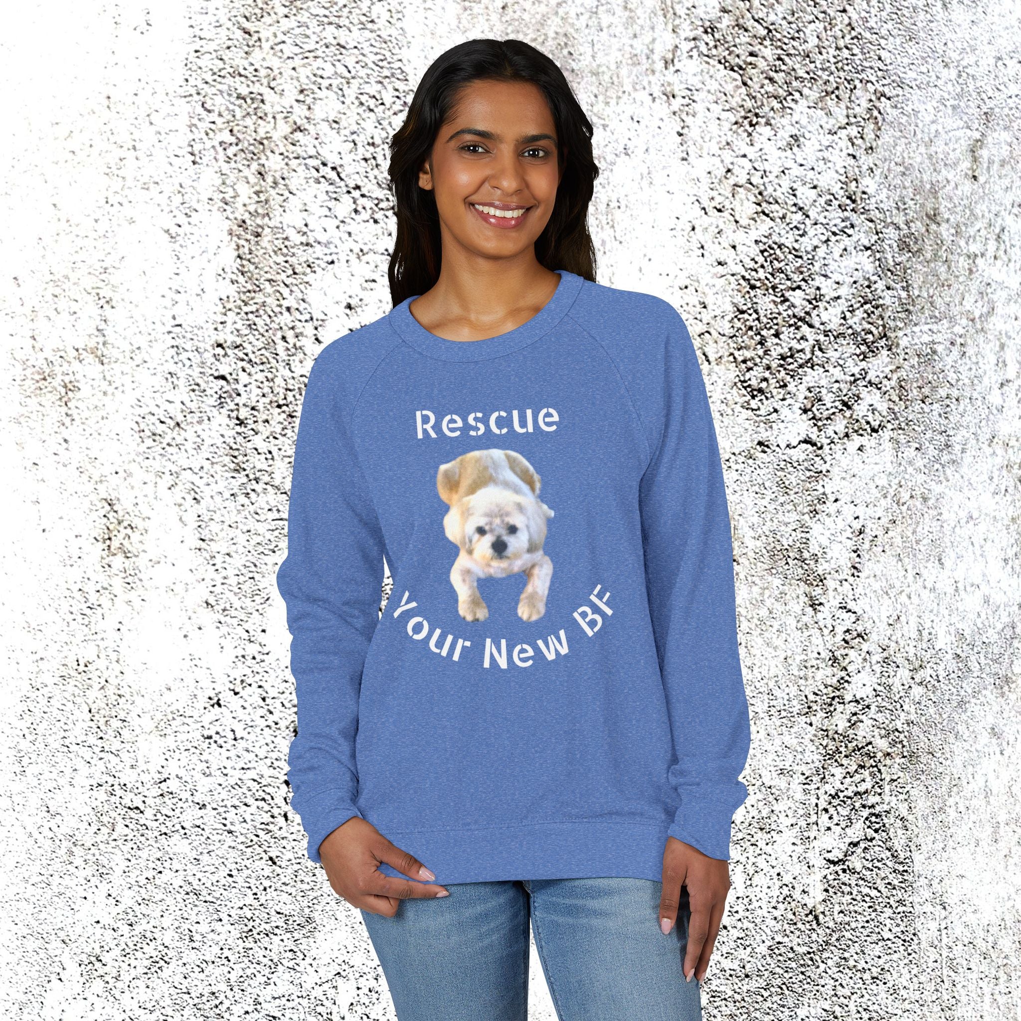 Adogable French Terry Raglan Crewneck by Studio Blitz