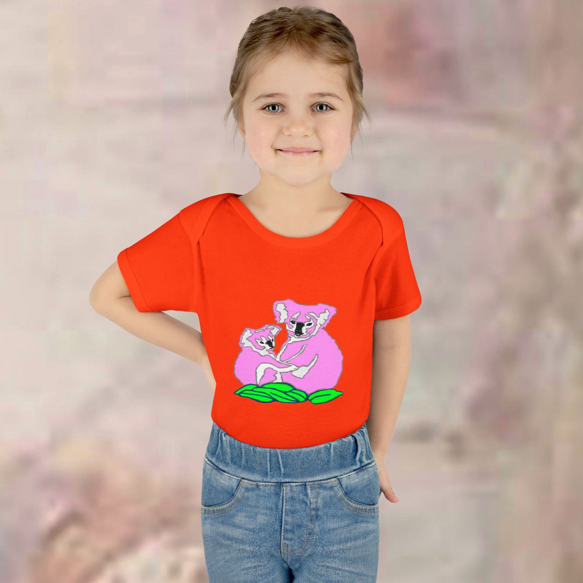 So Cute Pink Koalas designed by Studio Blitz Infant to 24 Mo. Bodysuit