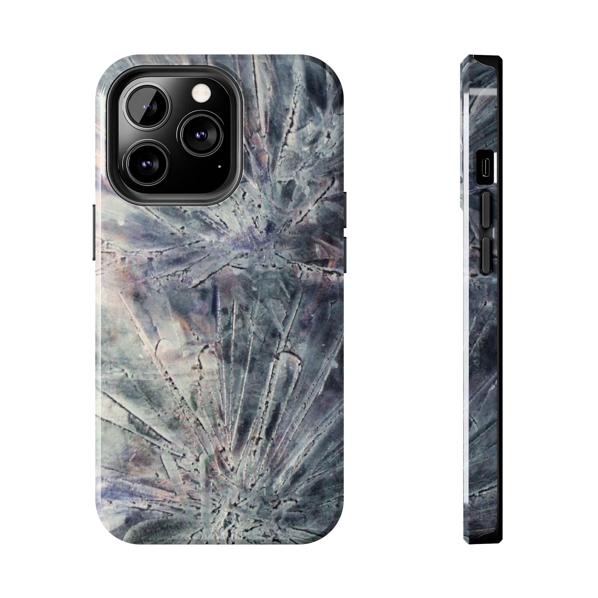 Phone Case with A Burst of Abstract Art Design by Studio Blitz