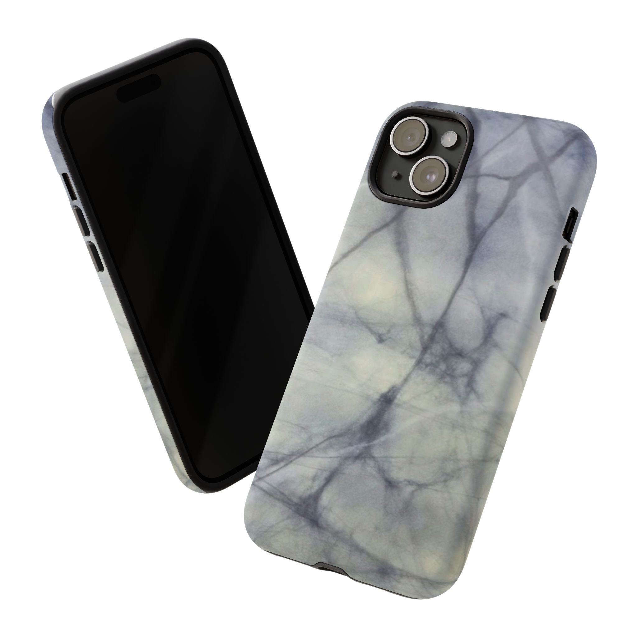 Phone Case, Eye-catching White Marble Look Tough Case by Studio Blitz