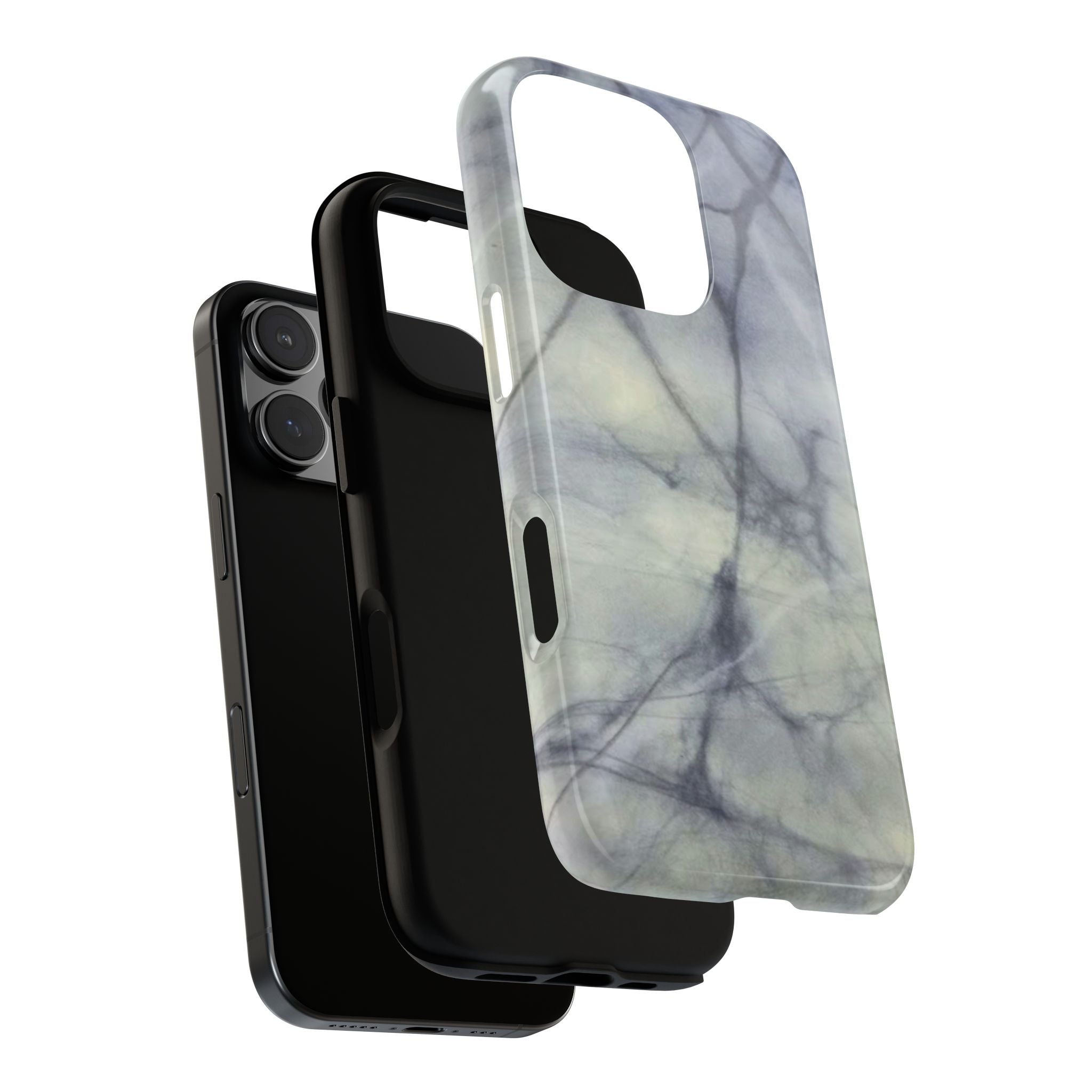 Phone Case, Eye-catching White Marble Look Tough Case by Studio Blitz