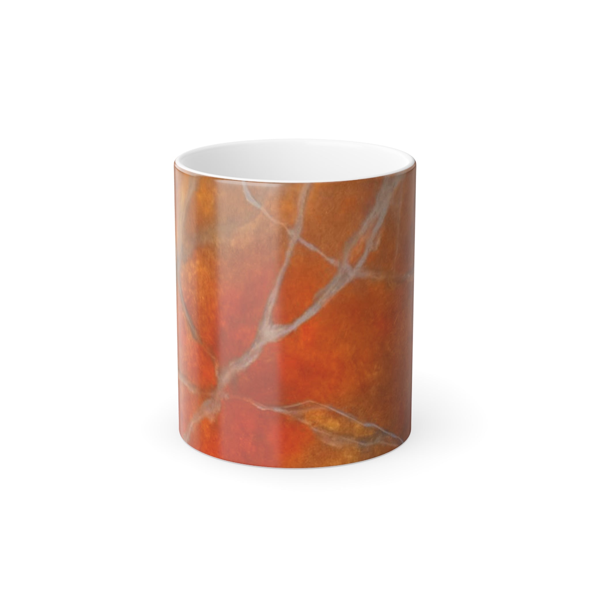 Red Marbleized Mug