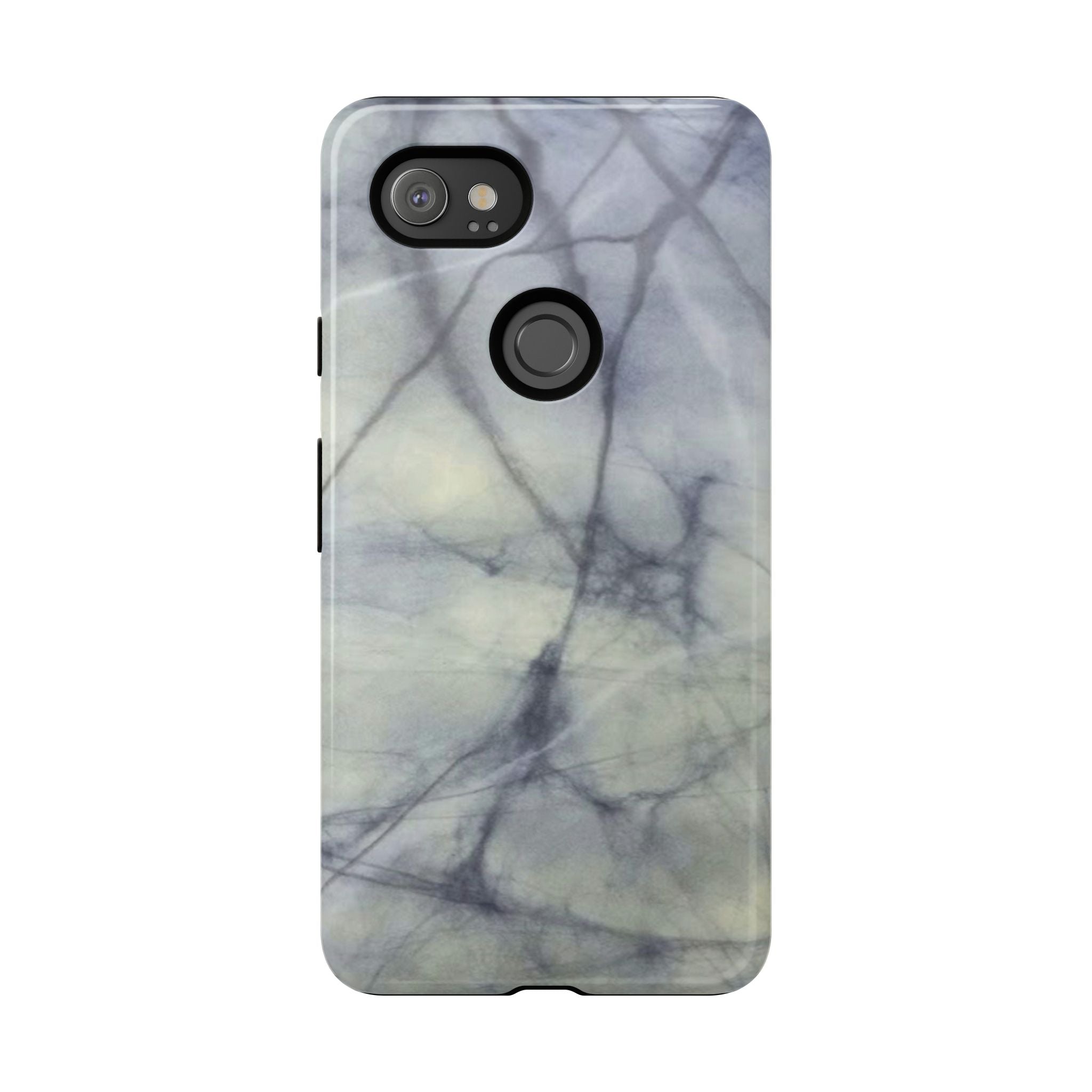 Phone Case, Eye-catching White Marble Look Tough Case by Studio Blitz