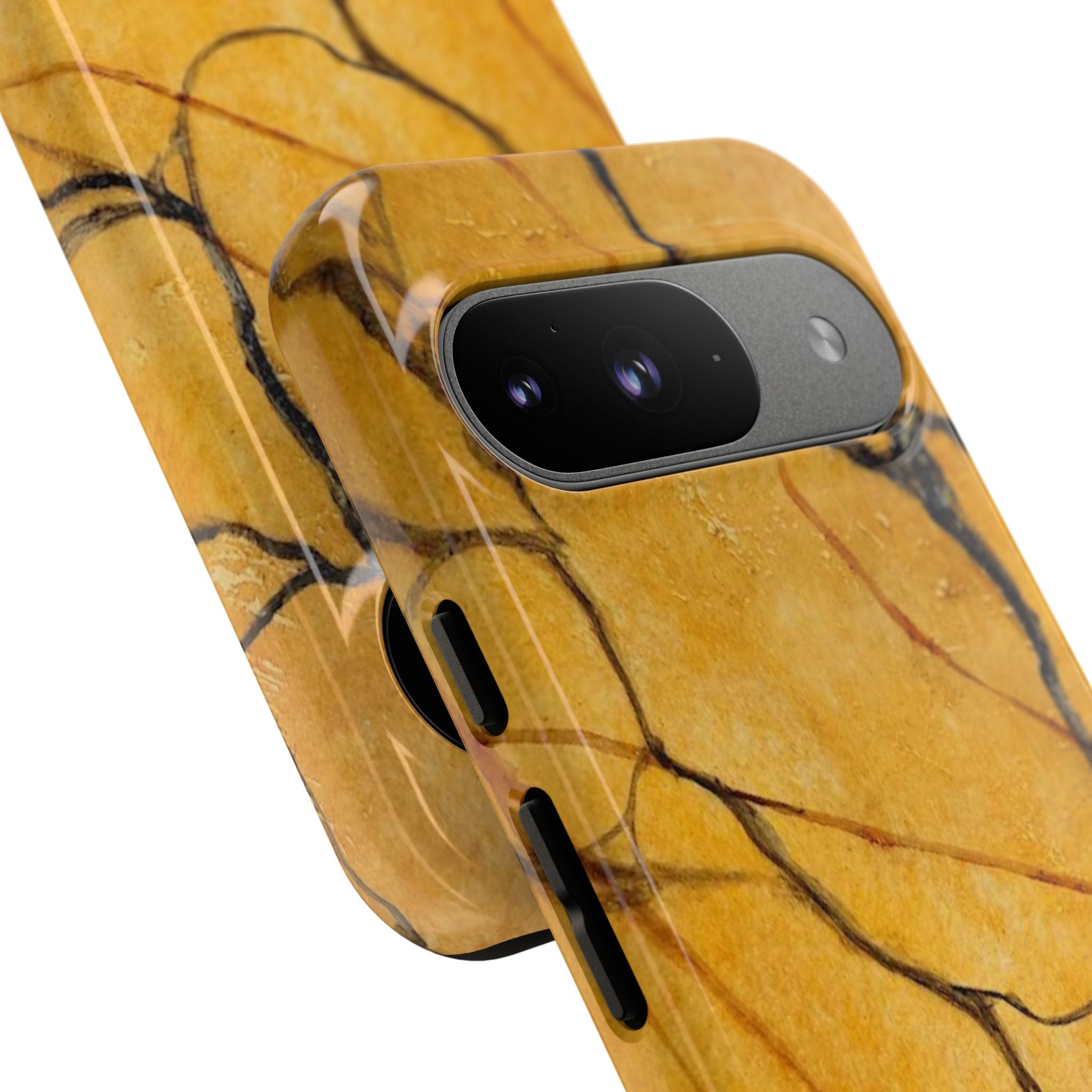 Sexy Gold Marbleized Phone Cases designed by Studio Blitz