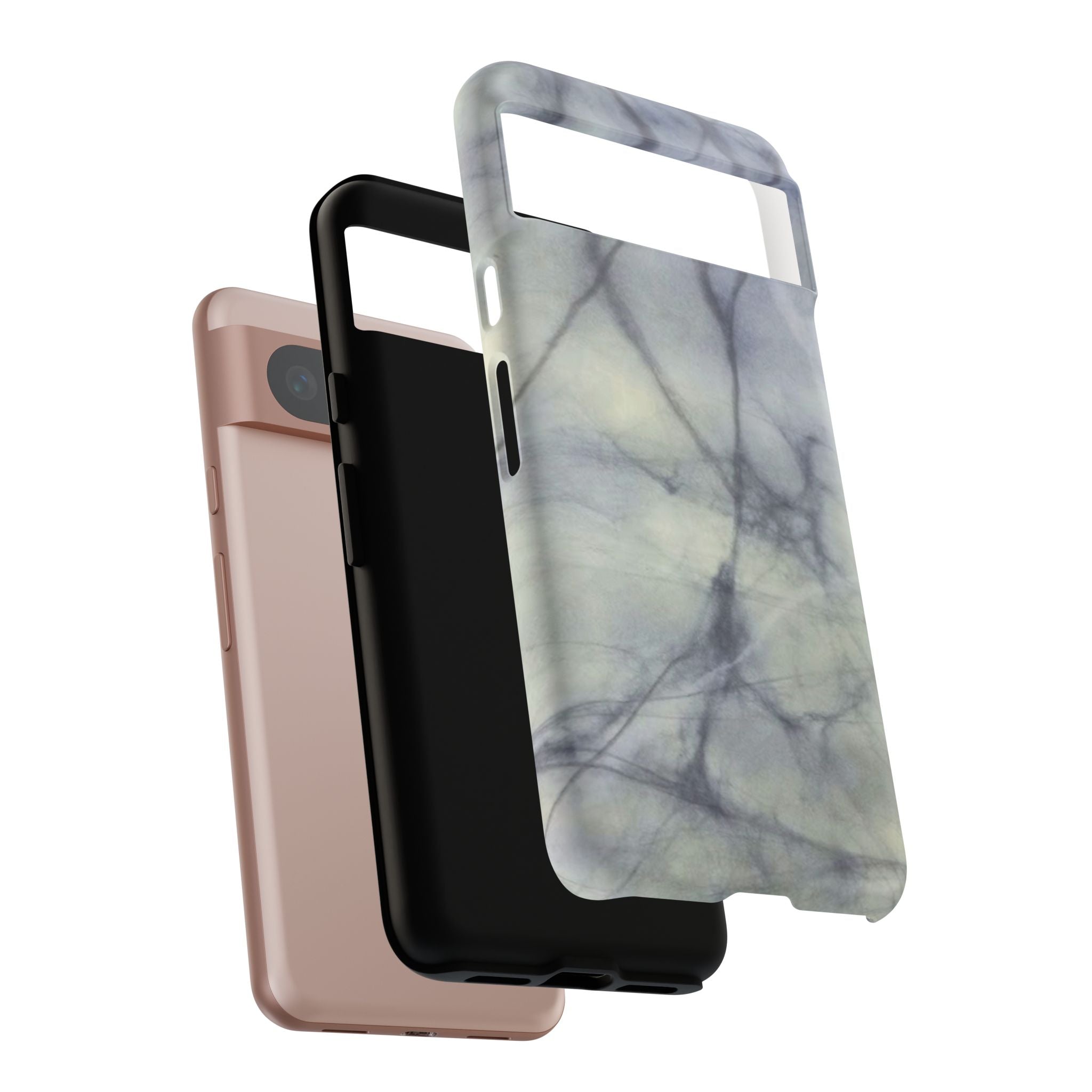 Phone Case, Eye-catching White Marble Look Tough Case by Studio Blitz