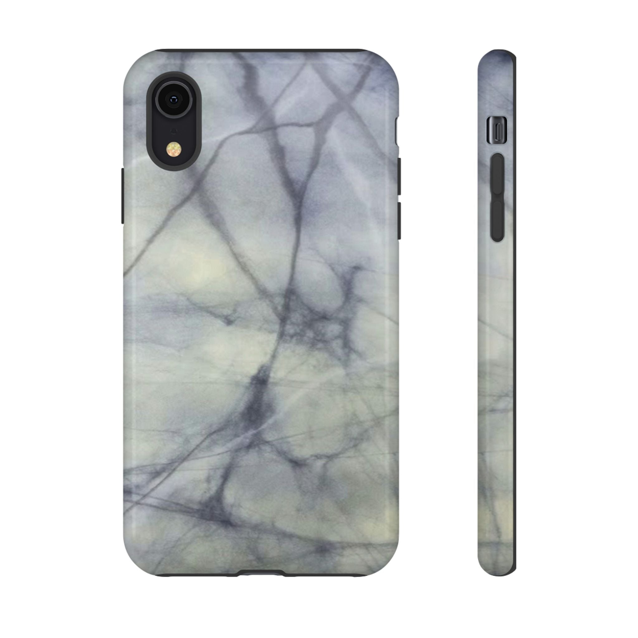 Phone Case, Eye-catching White Marble Look Tough Case by Studio Blitz