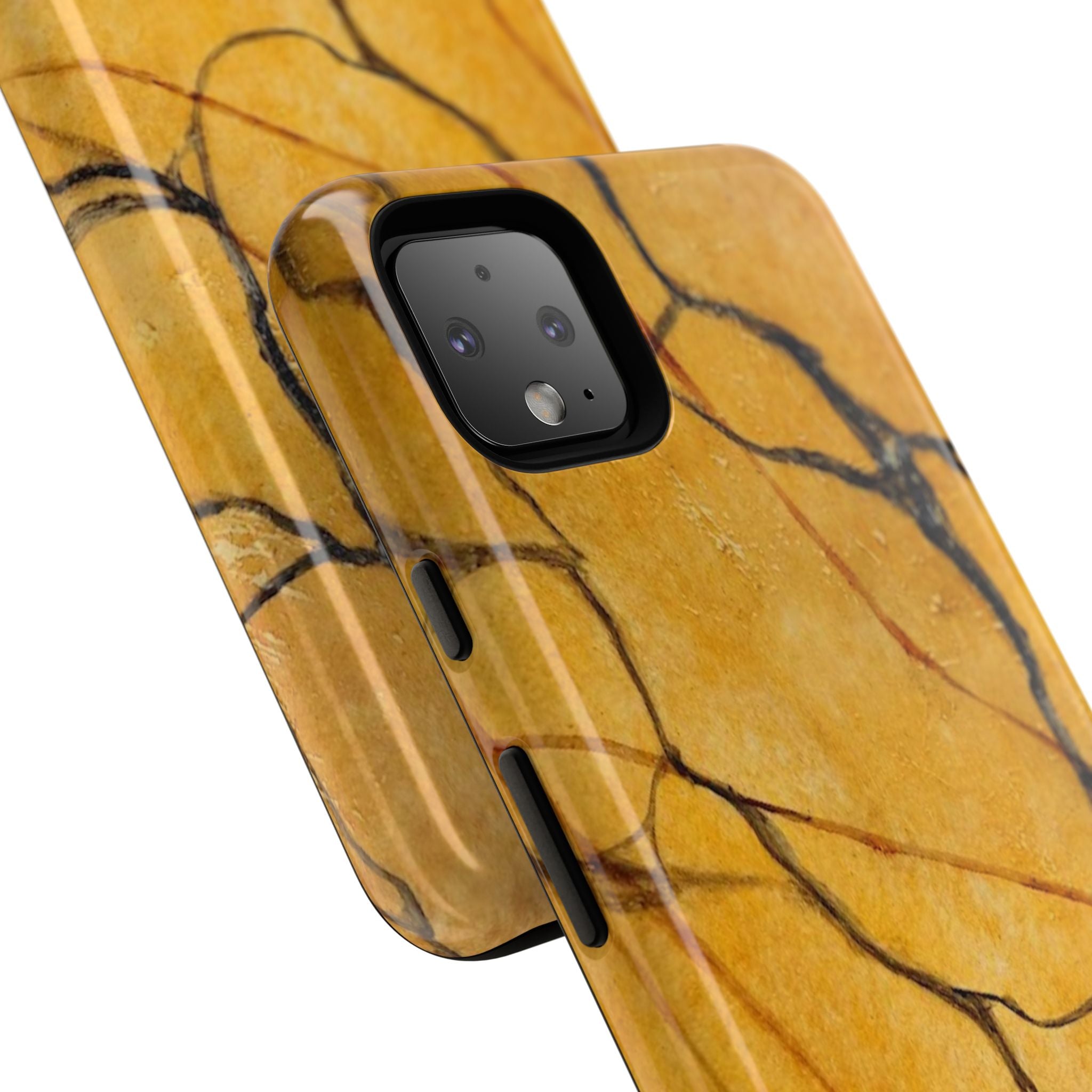 Sexy Gold Marbleized Phone Cases designed by Studio Blitz