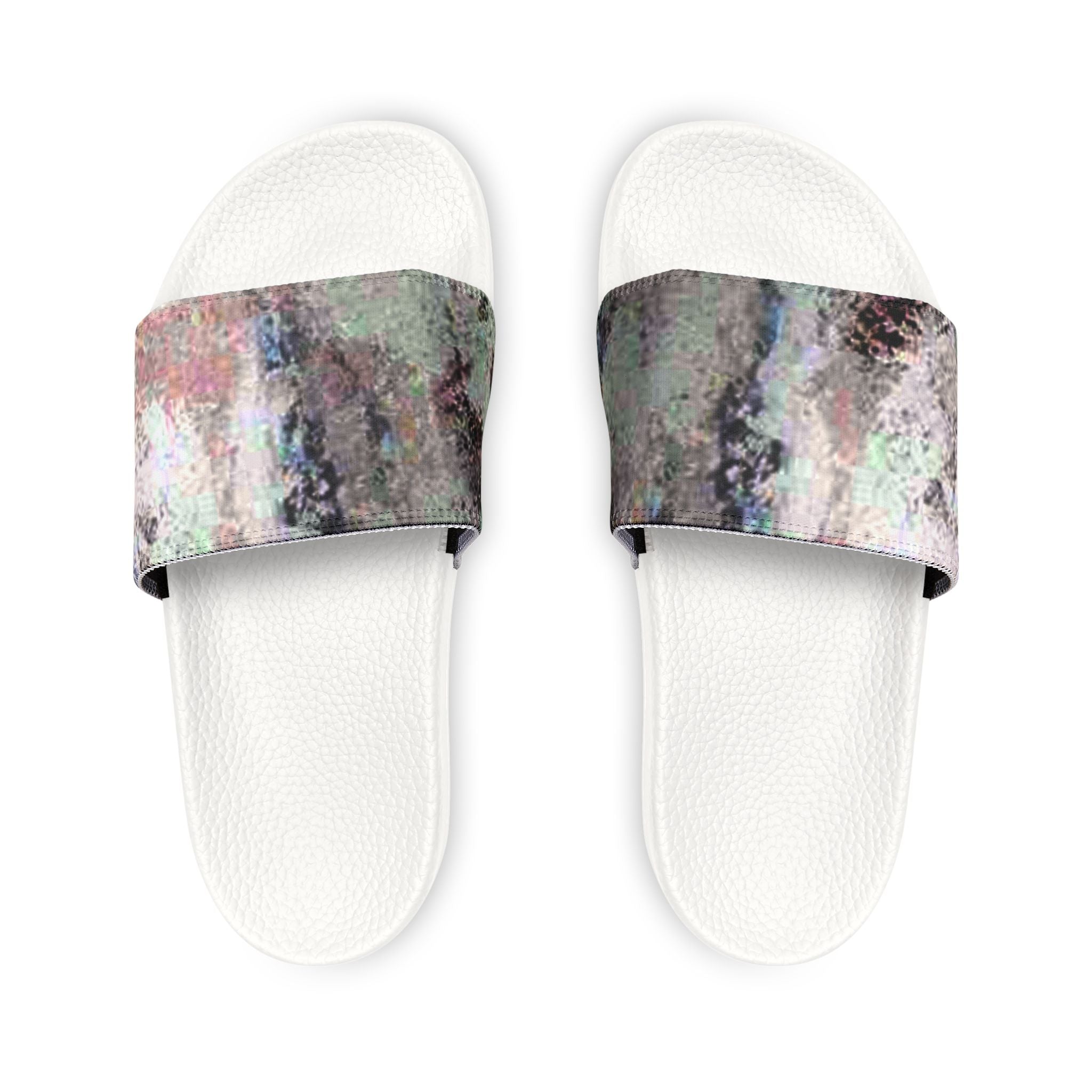 Youth Removable-Strap Sandals with Abstract Art Design by Studio Blitz