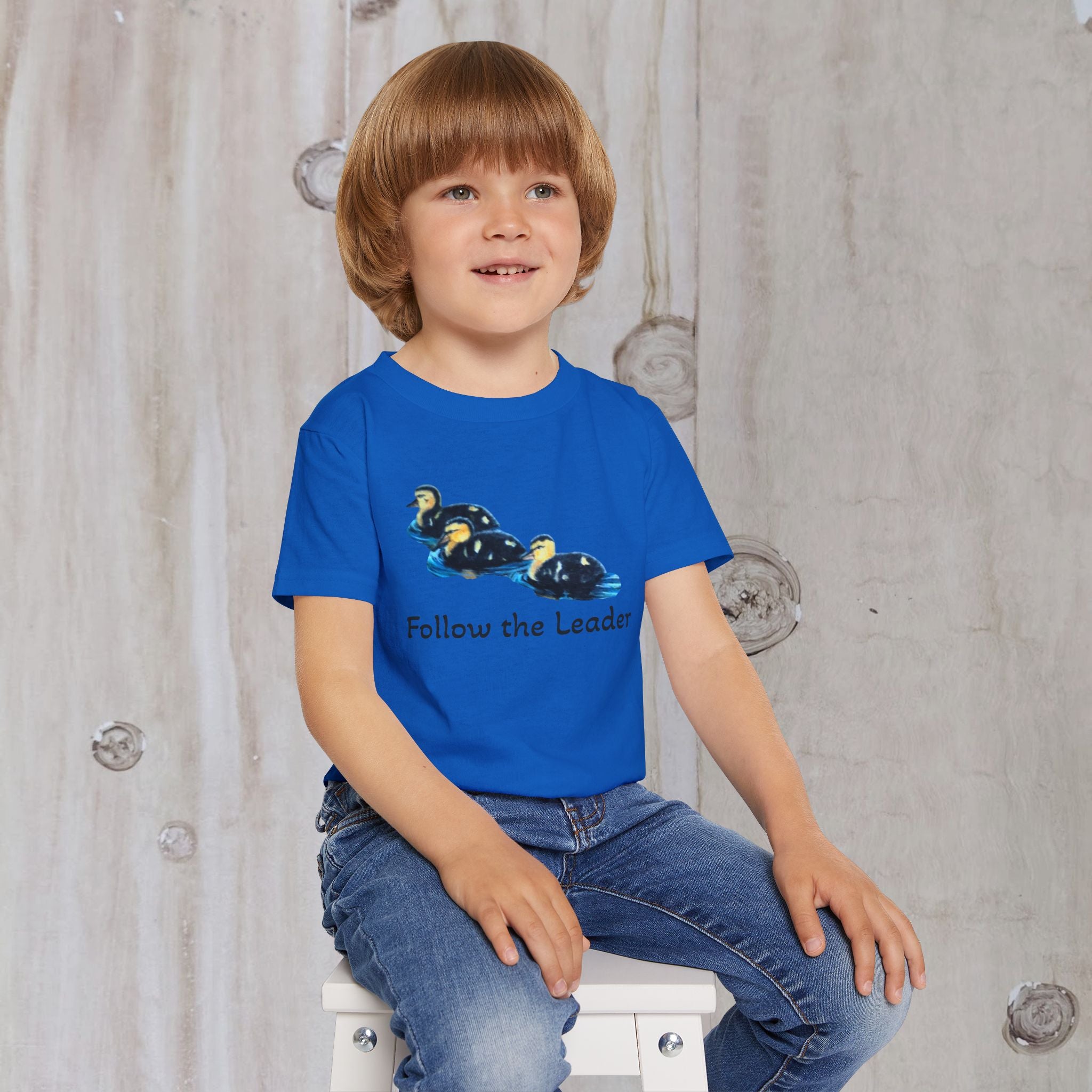 Toddler T-Shirt - Cute Duck Theme Painted by Studio Blitz
