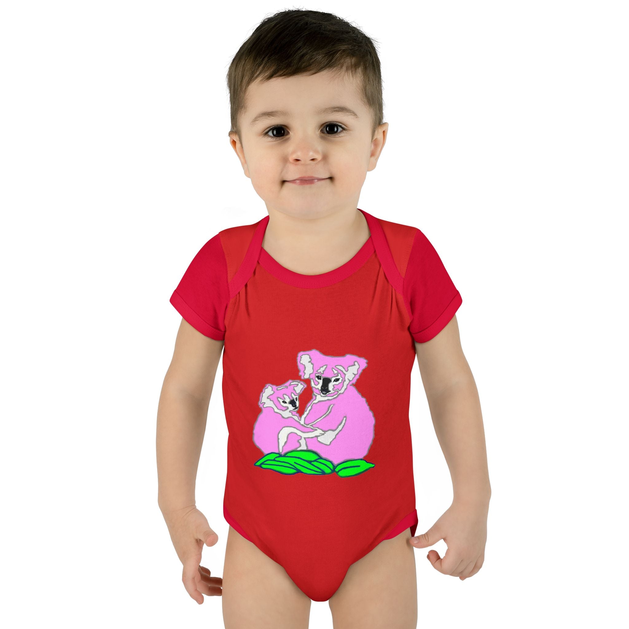 So Cute Pink Koalas designed by Studio Blitz Infant to 24 Mo. Bodysuit
