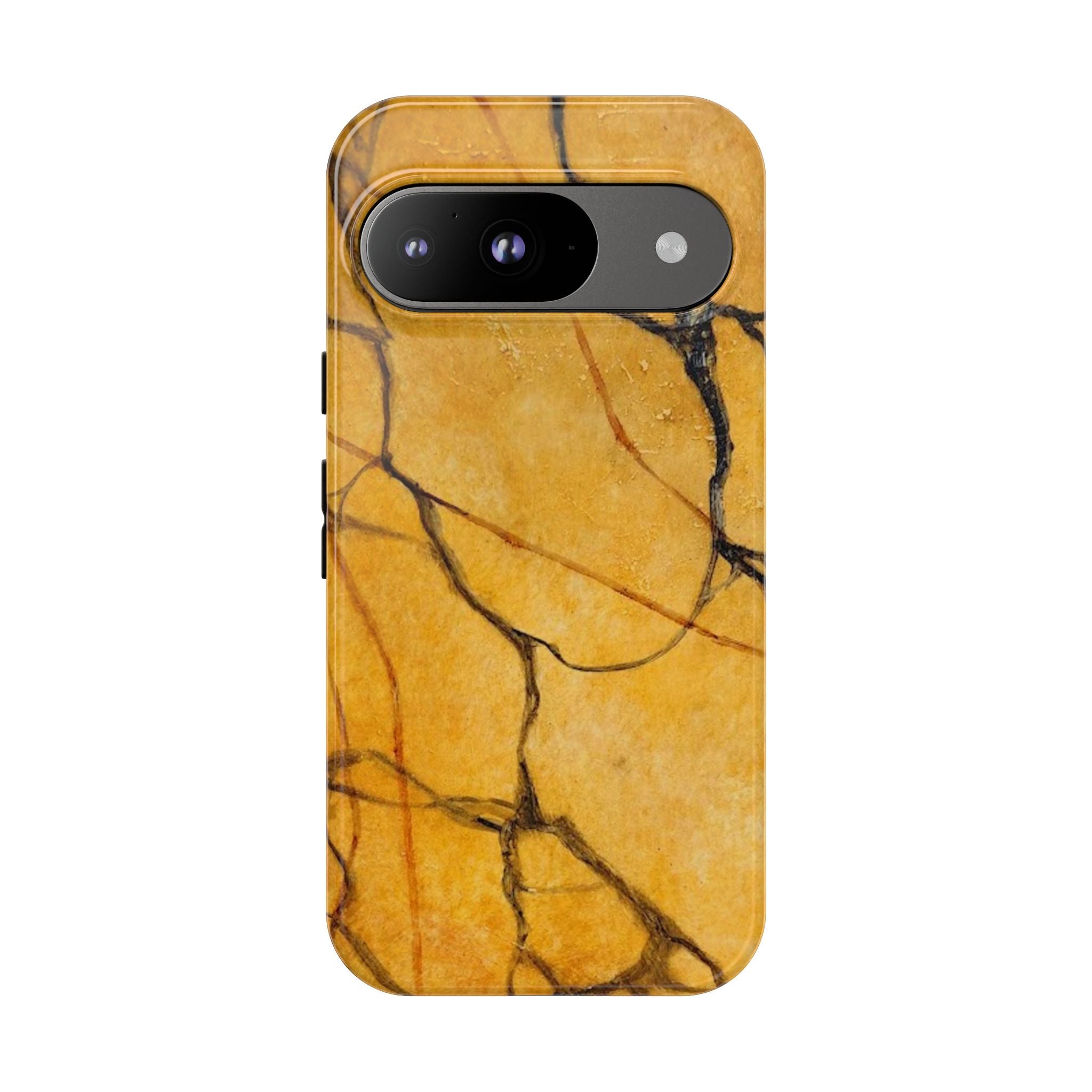 Sexy Gold Marbleized Phone Cases designed by Studio Blitz