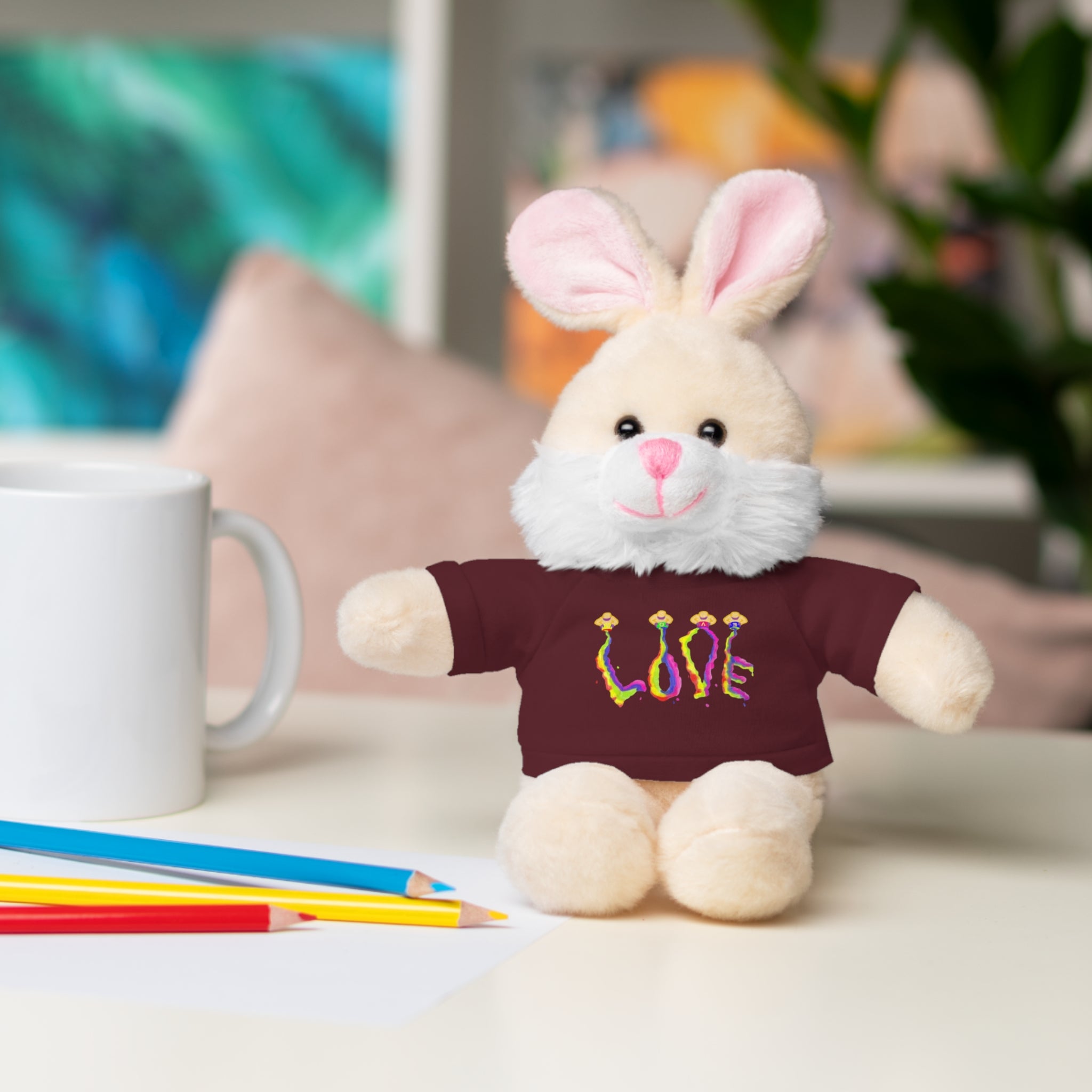 Loveable Stuffed Animals with a Love Tee by Studio Blitz