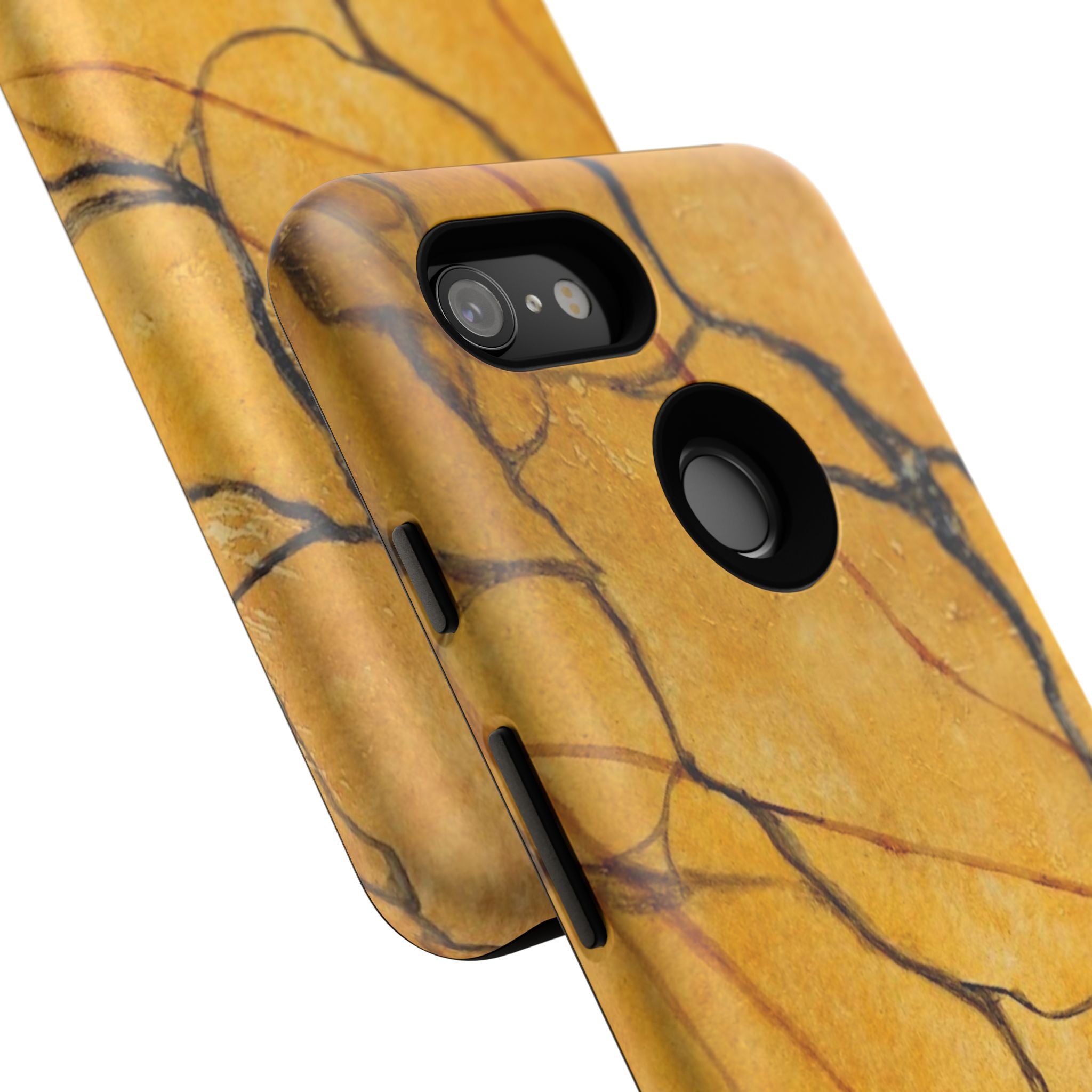 Sexy Gold Marbleized Phone Cases designed by Studio Blitz