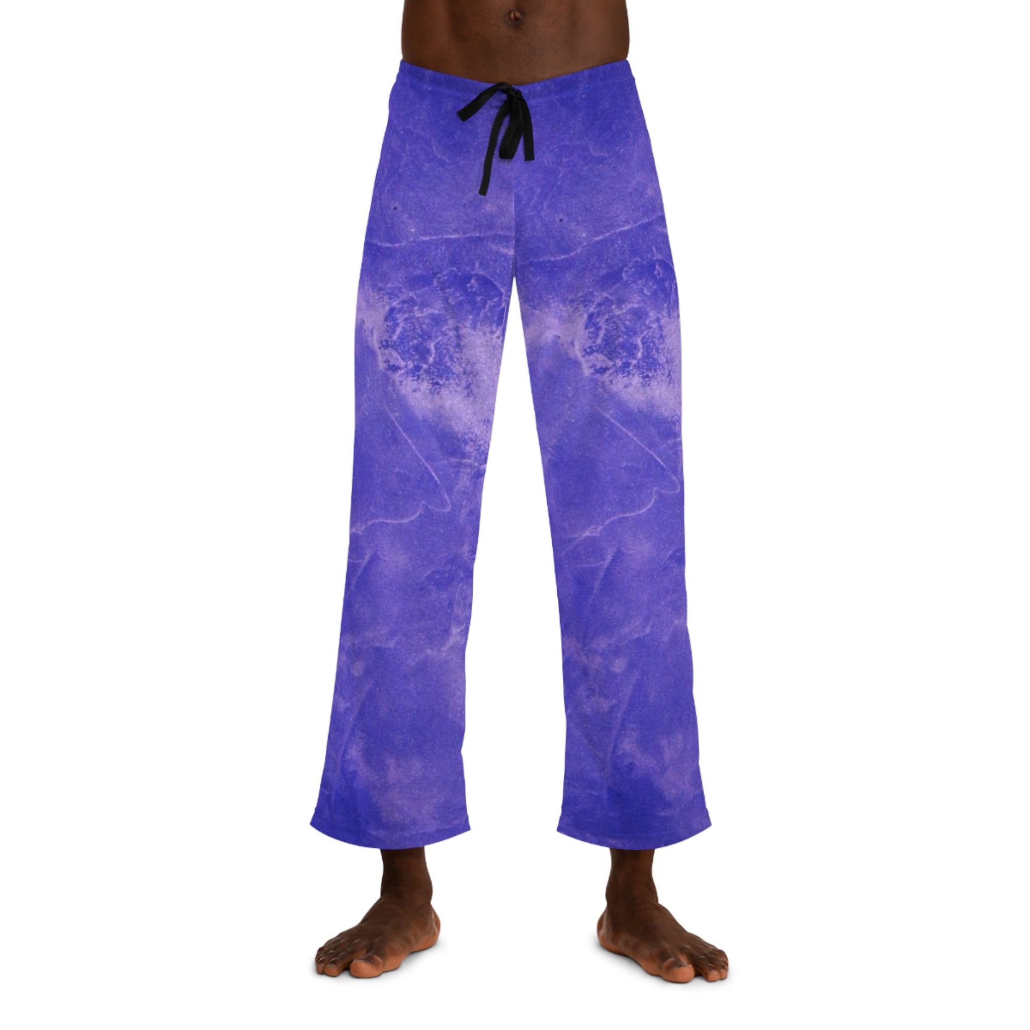 Blue Abstract Men's Pajama Pants by Studio Blitz