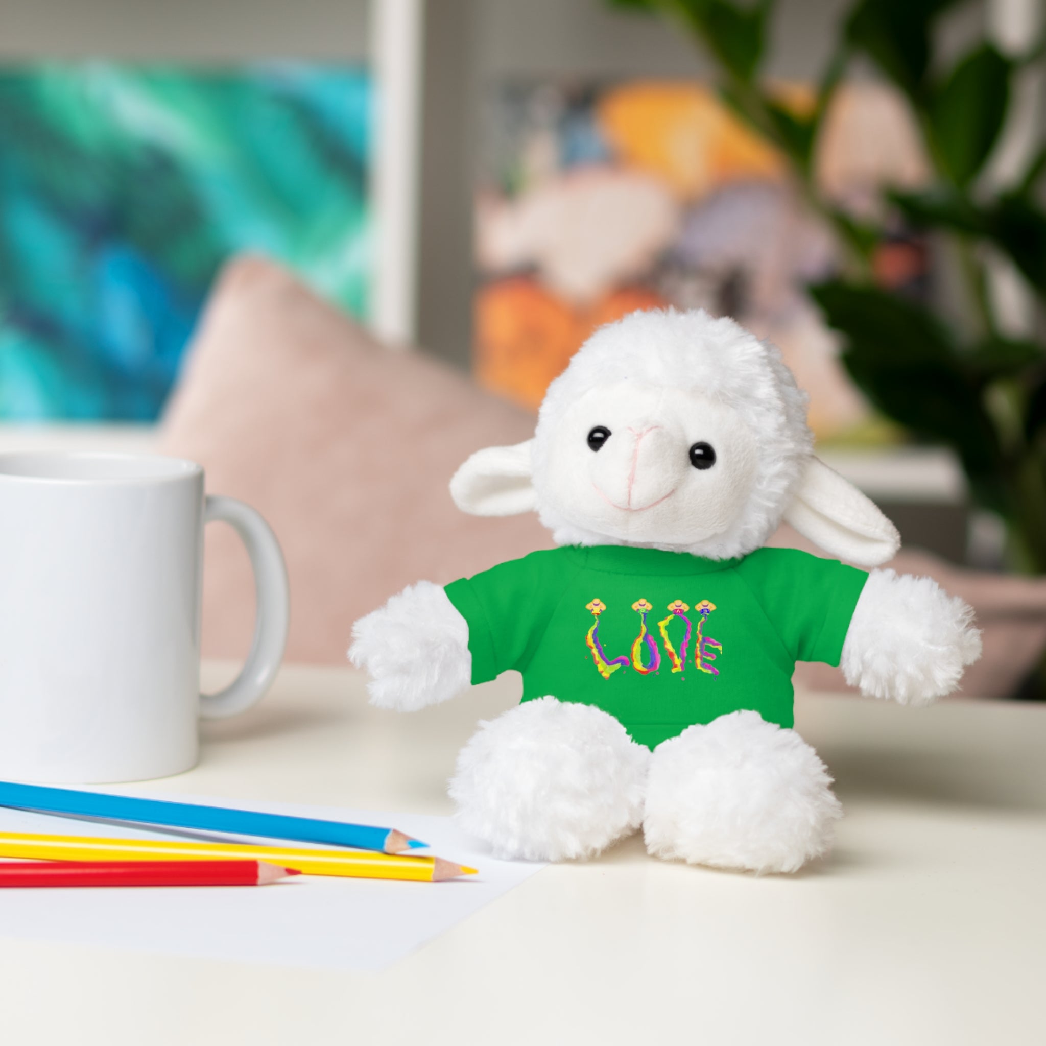 Loveable Stuffed Animals with a Love Tee by Studio Blitz