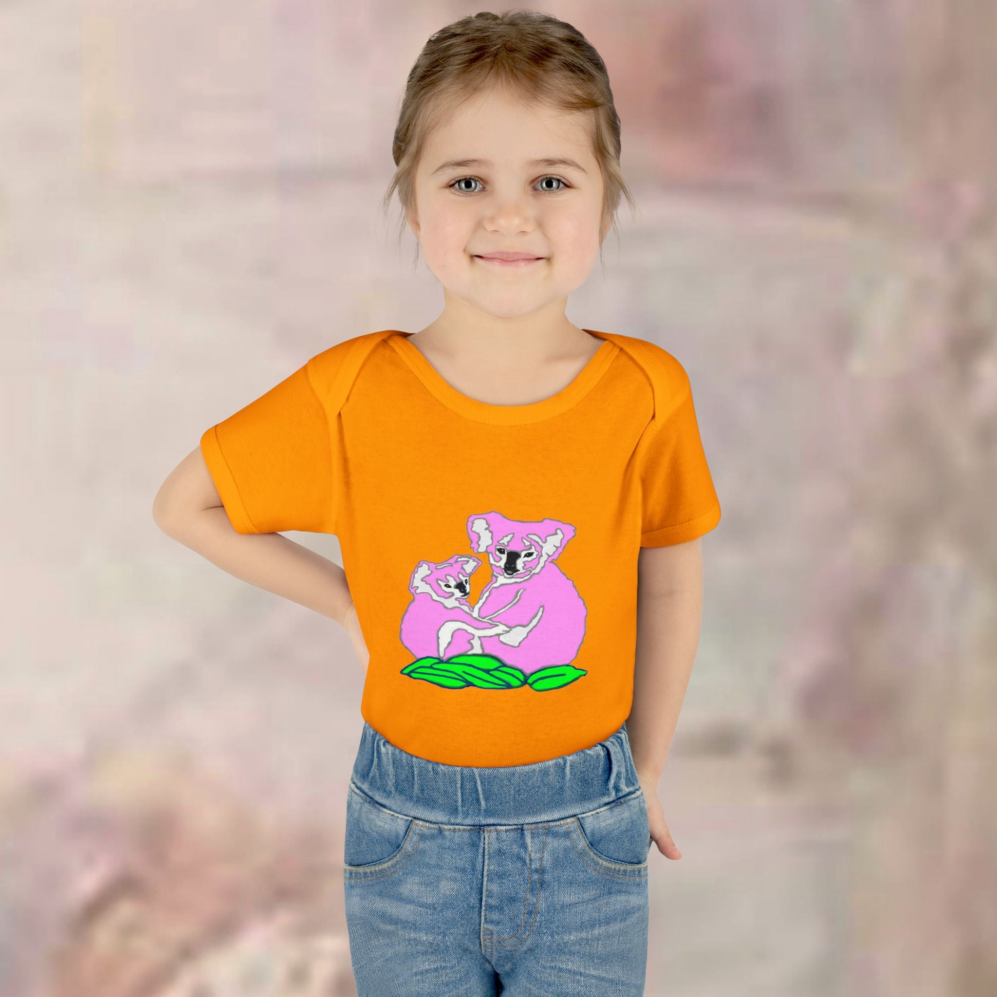 So Cute Pink Koalas designed by Studio Blitz Infant to 24 Mo. Bodysuit