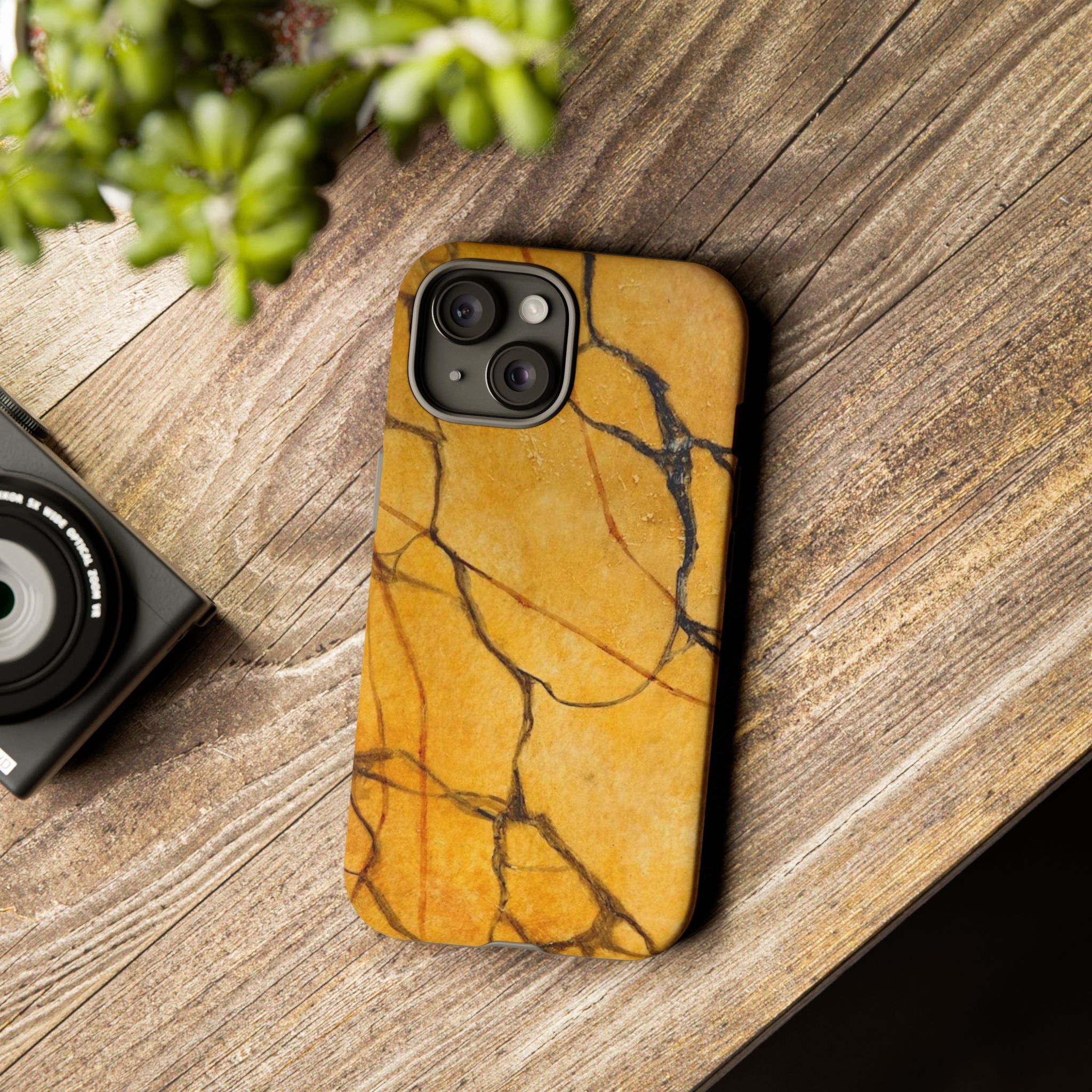 Sexy Gold Marbleized Phone Cases designed by Studio Blitz
