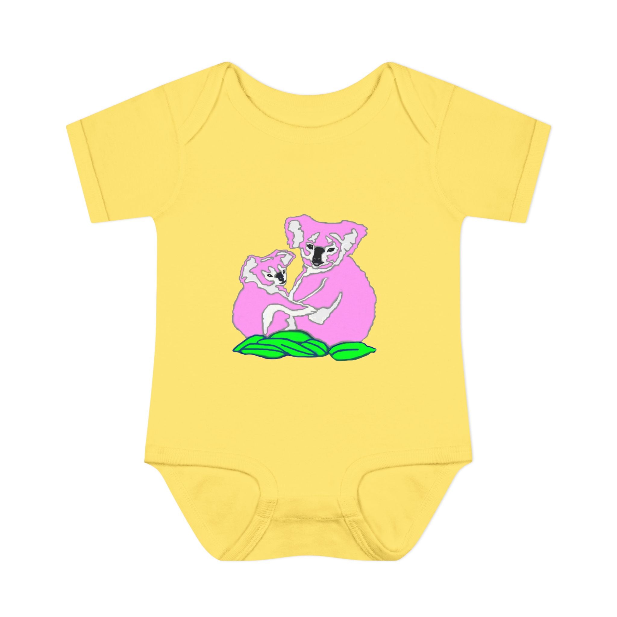 So Cute Pink Koalas designed by Studio Blitz Infant to 24 Mo. Bodysuit