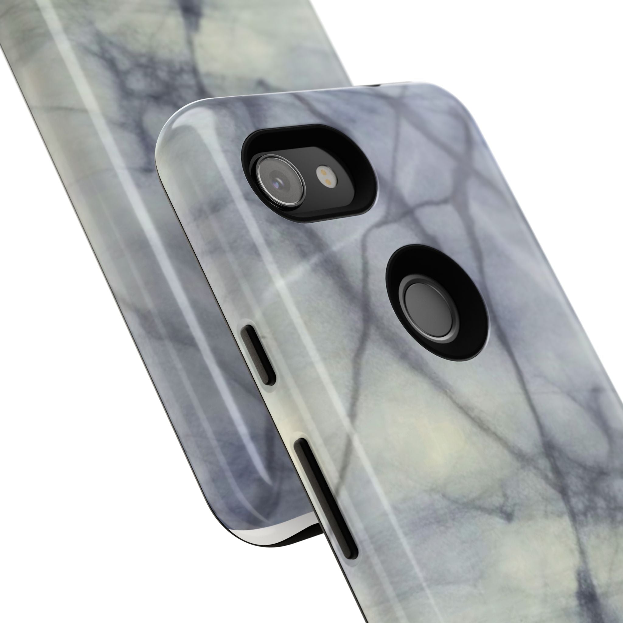 Phone Case, Eye-catching White Marble Look Tough Case by Studio Blitz
