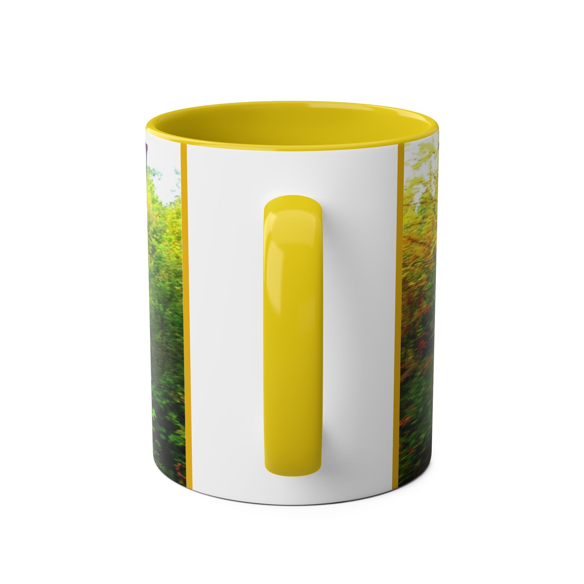 Autumn Vibes Two-Tone Coffee Mug, 11oz - Studio Blitz Design