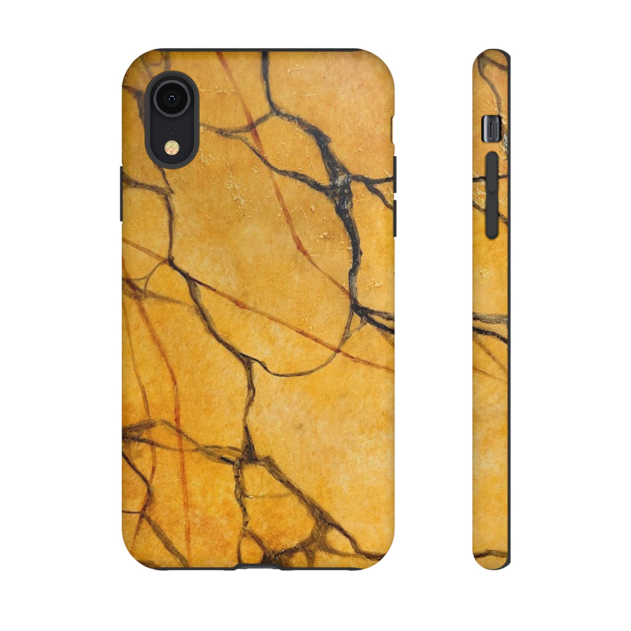 Sexy Gold Marbleized Phone Cases designed by Studio Blitz