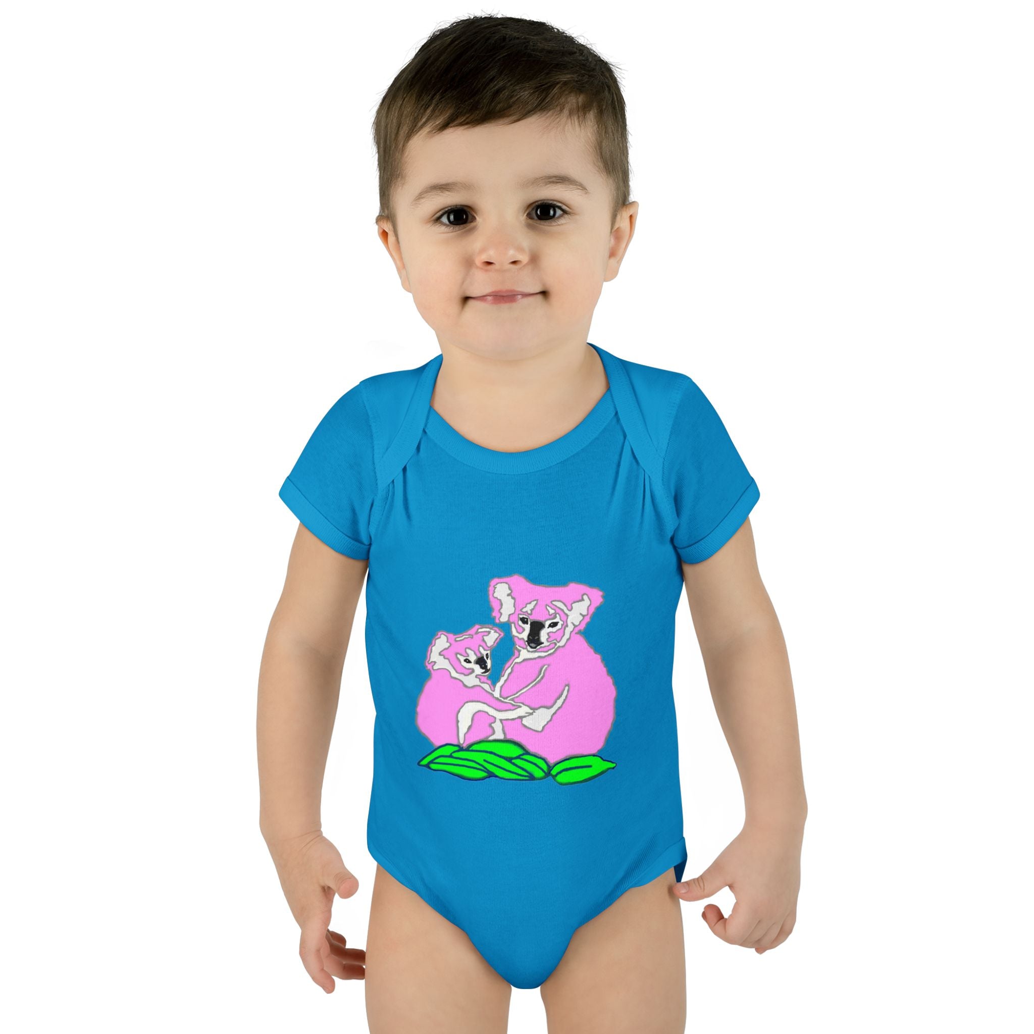 So Cute Pink Koalas designed by Studio Blitz Infant to 24 Mo. Bodysuit