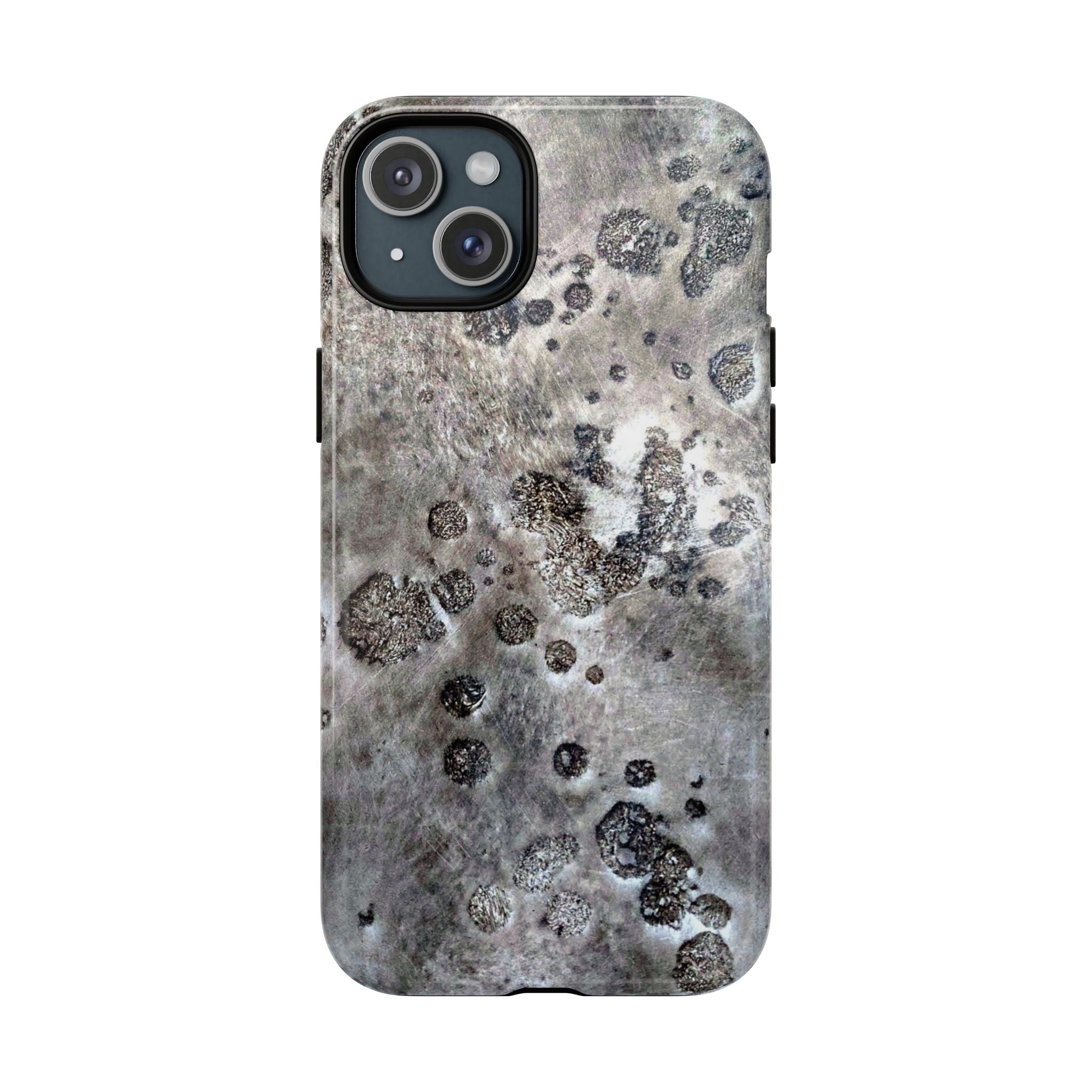 Tough Magnetic Phone Case with Moon Rock Art Design by Studio Blitz