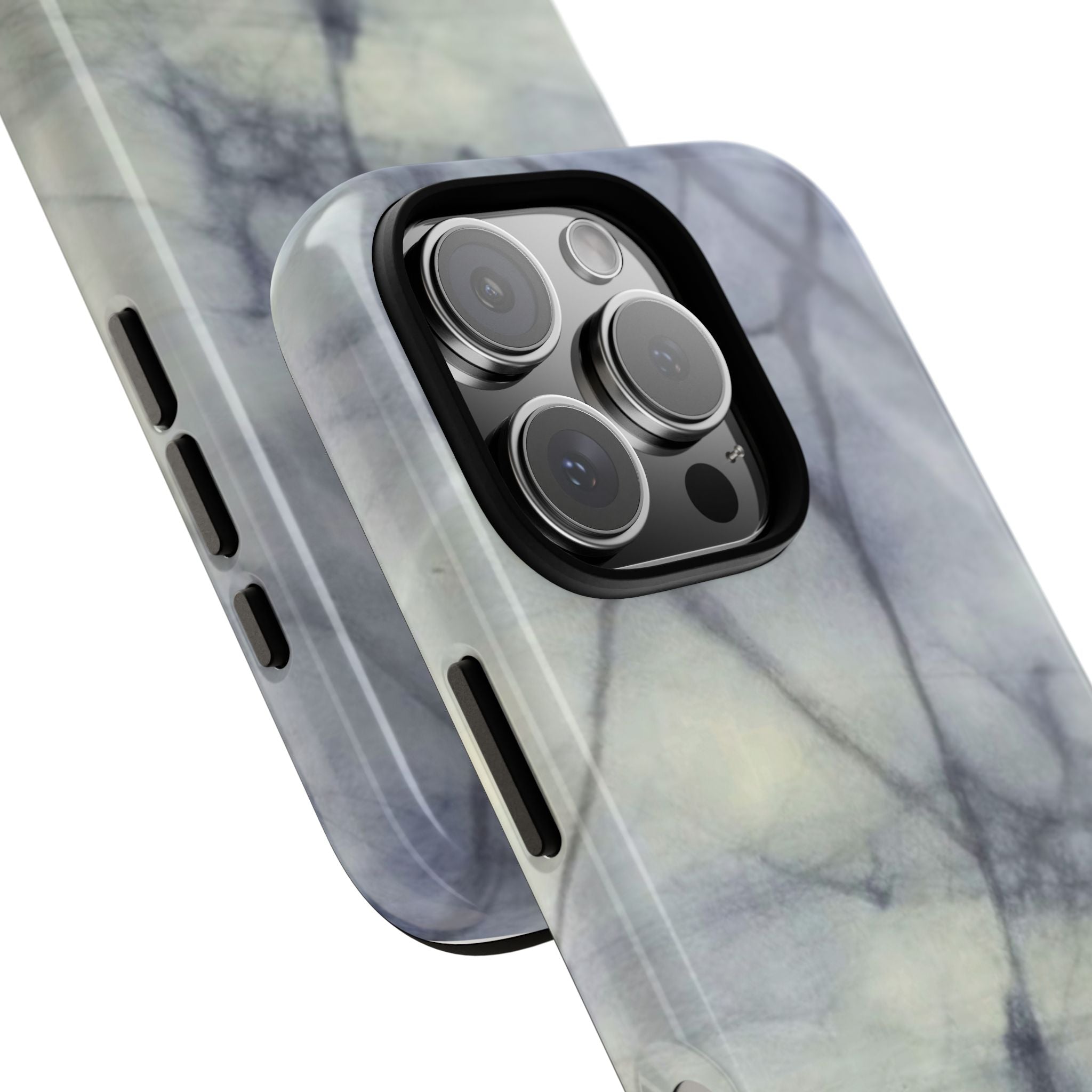 Phone Case, Eye-catching White Marble Look Tough Case by Studio Blitz