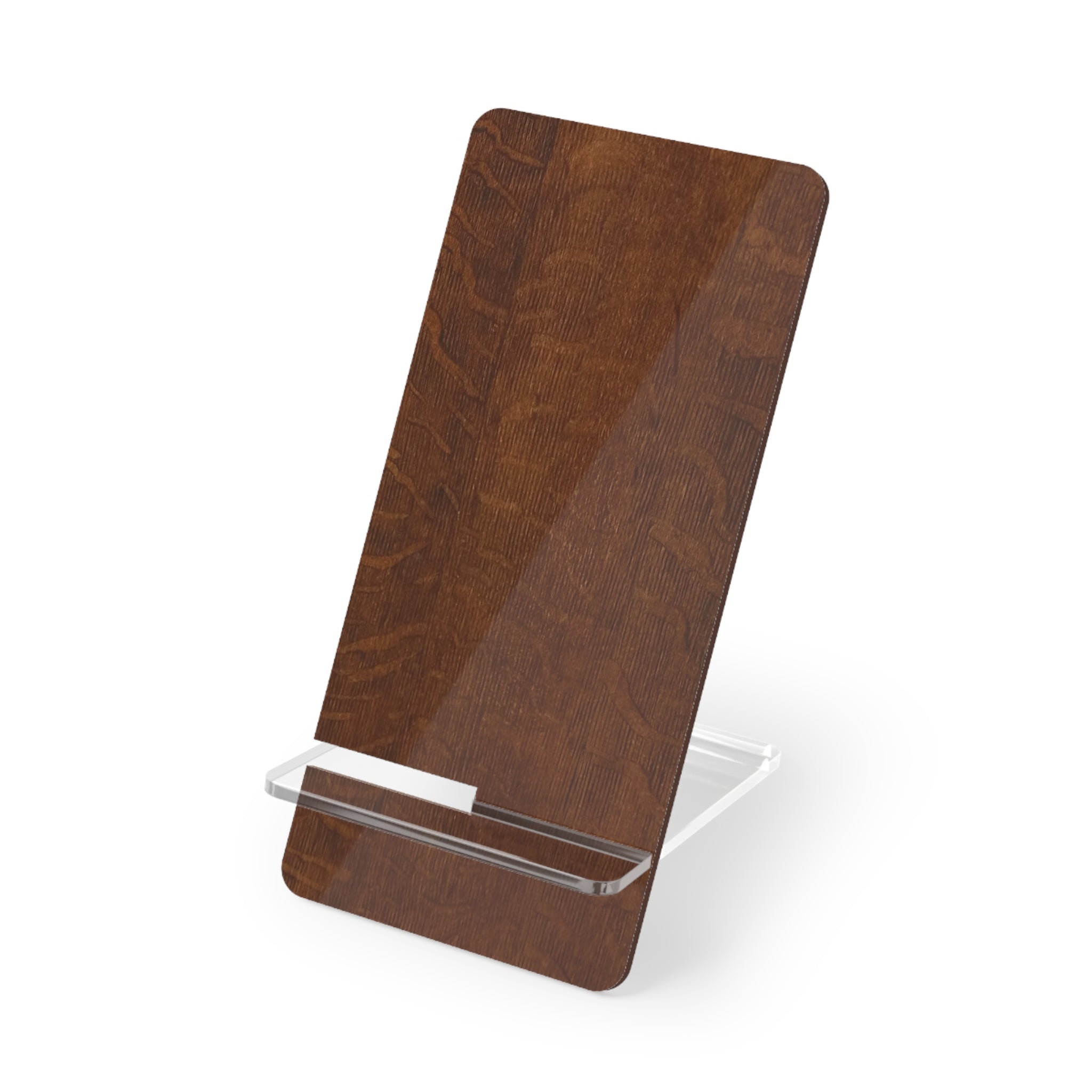 Wood Grain Design Phone Stand