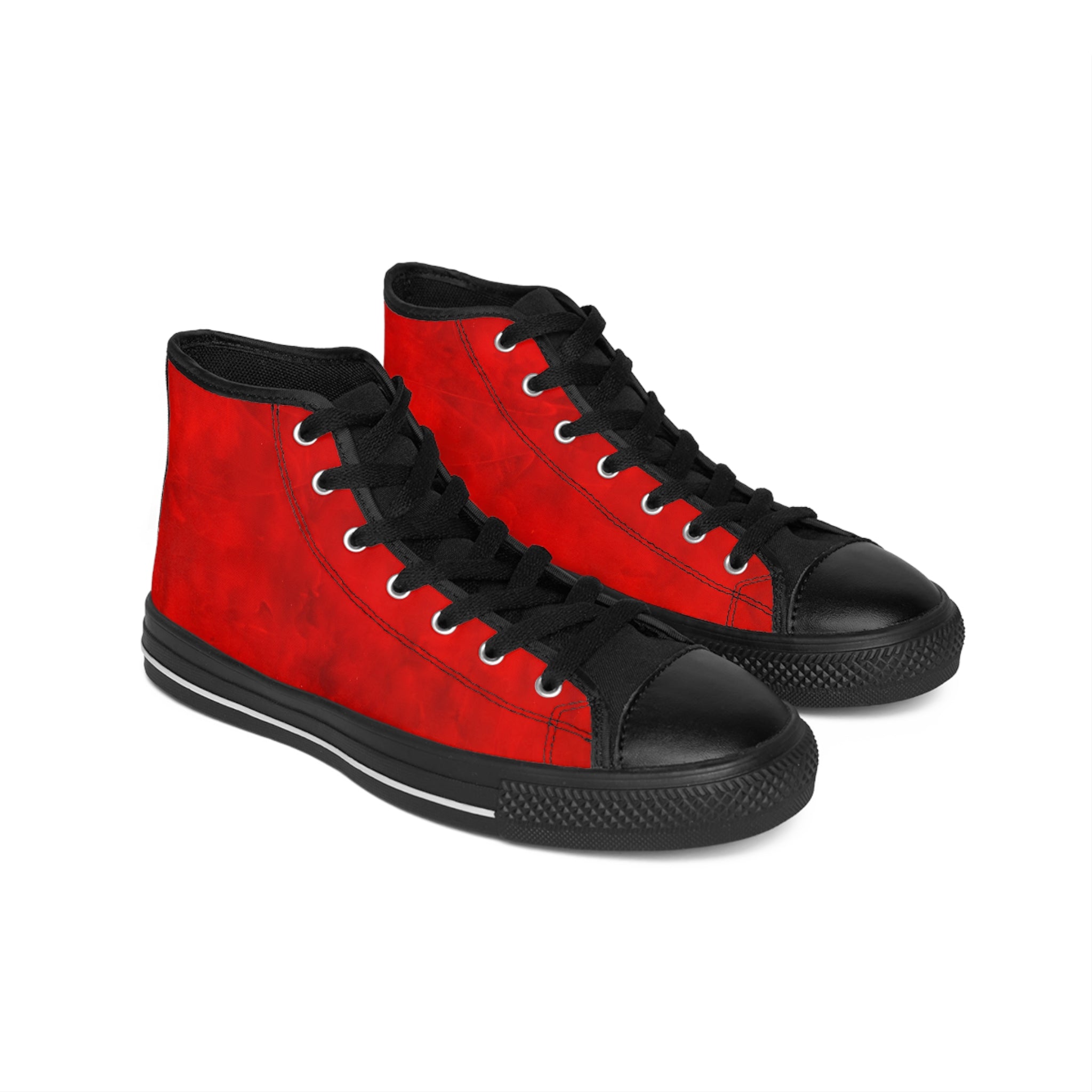 Rebel Bold Men's Sneakers with Red Art Design by Studio Blitz