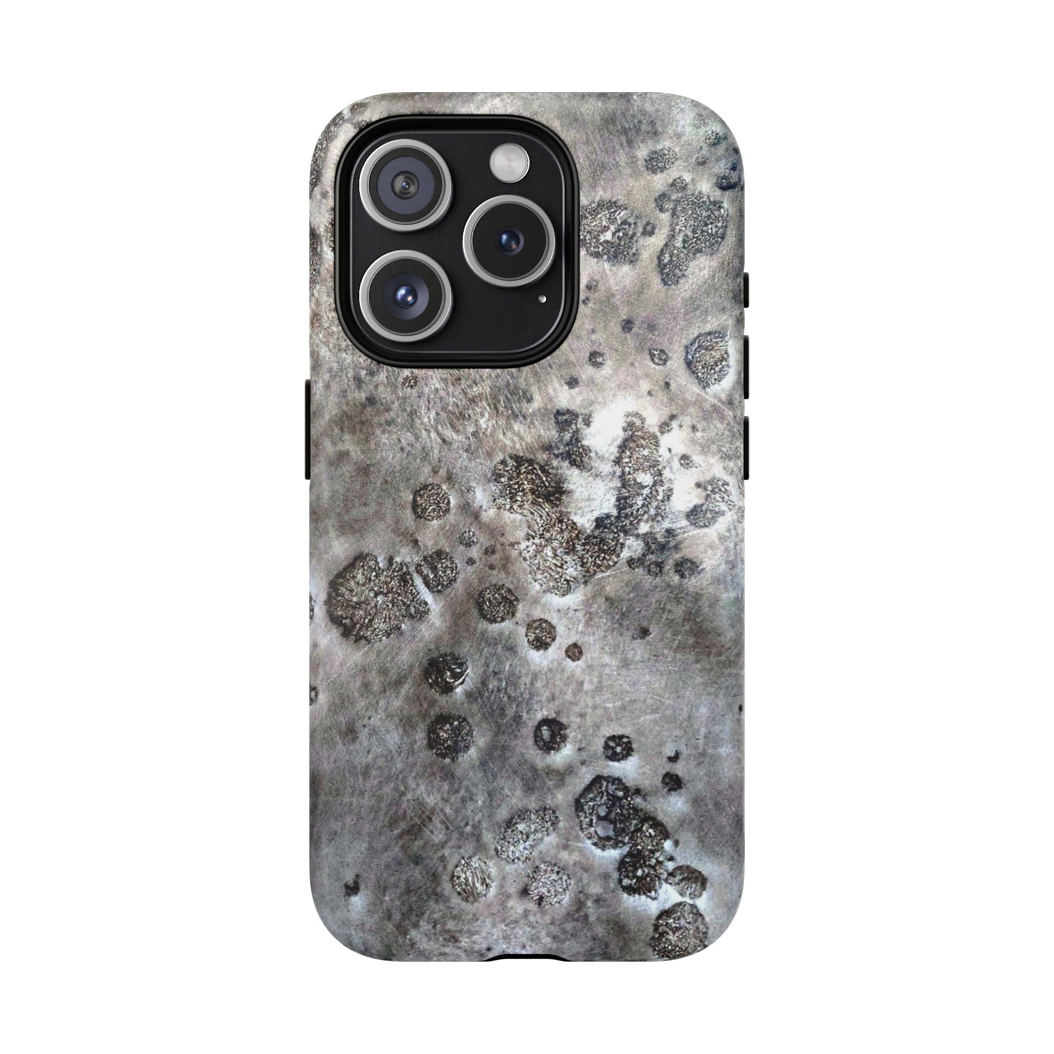 Tough Magnetic Phone Case with Moon Rock Art Design by Studio Blitz