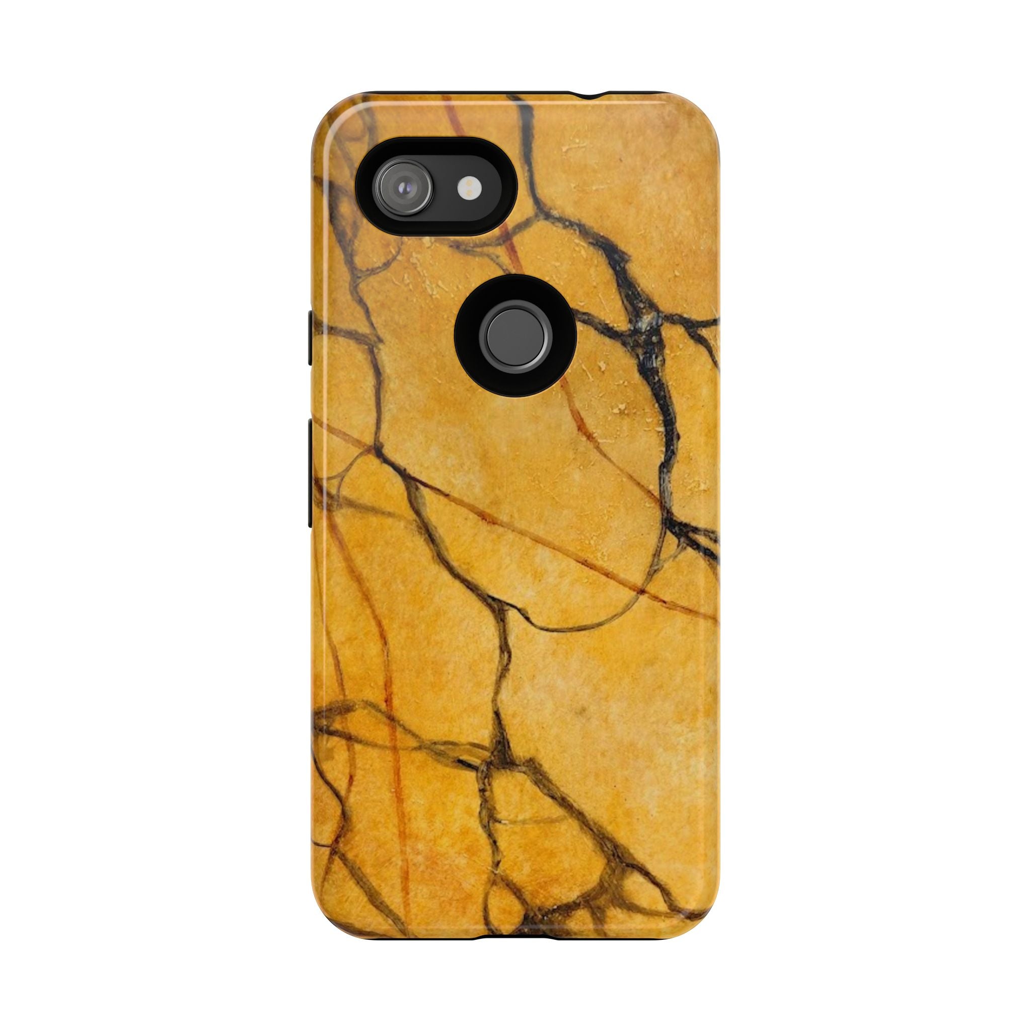 Sexy Gold Marbleized Phone Cases designed by Studio Blitz