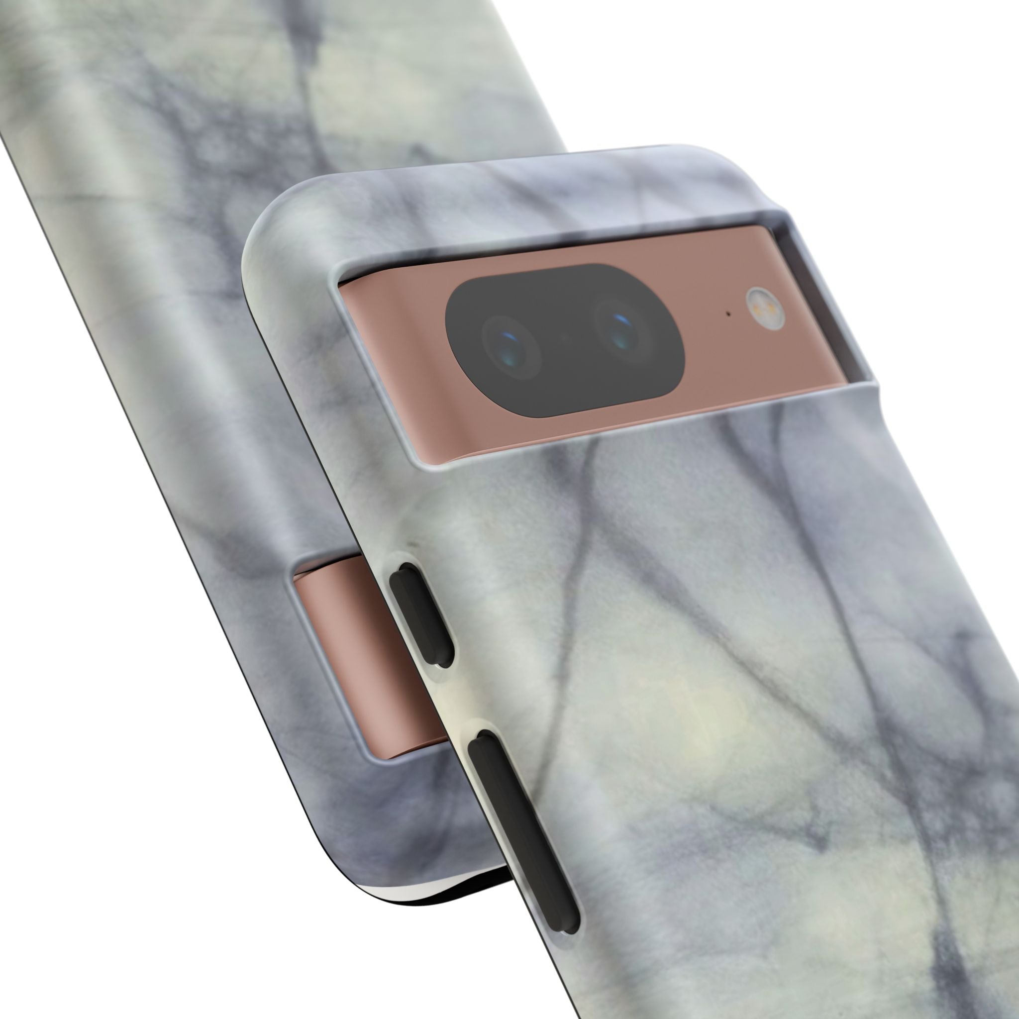 Phone Case, Eye-catching White Marble Look Tough Case by Studio Blitz