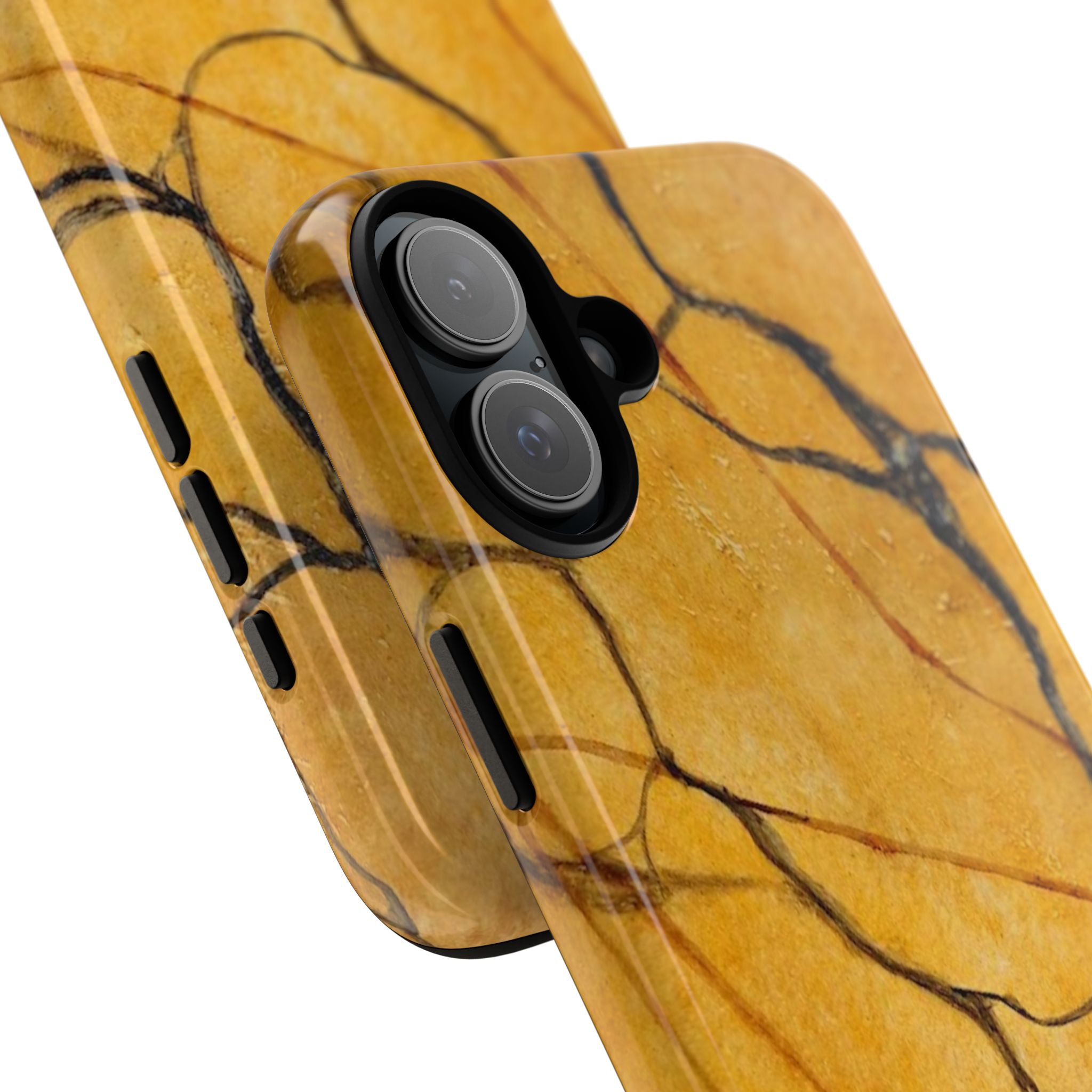 Sexy Gold Marbleized Phone Cases designed by Studio Blitz