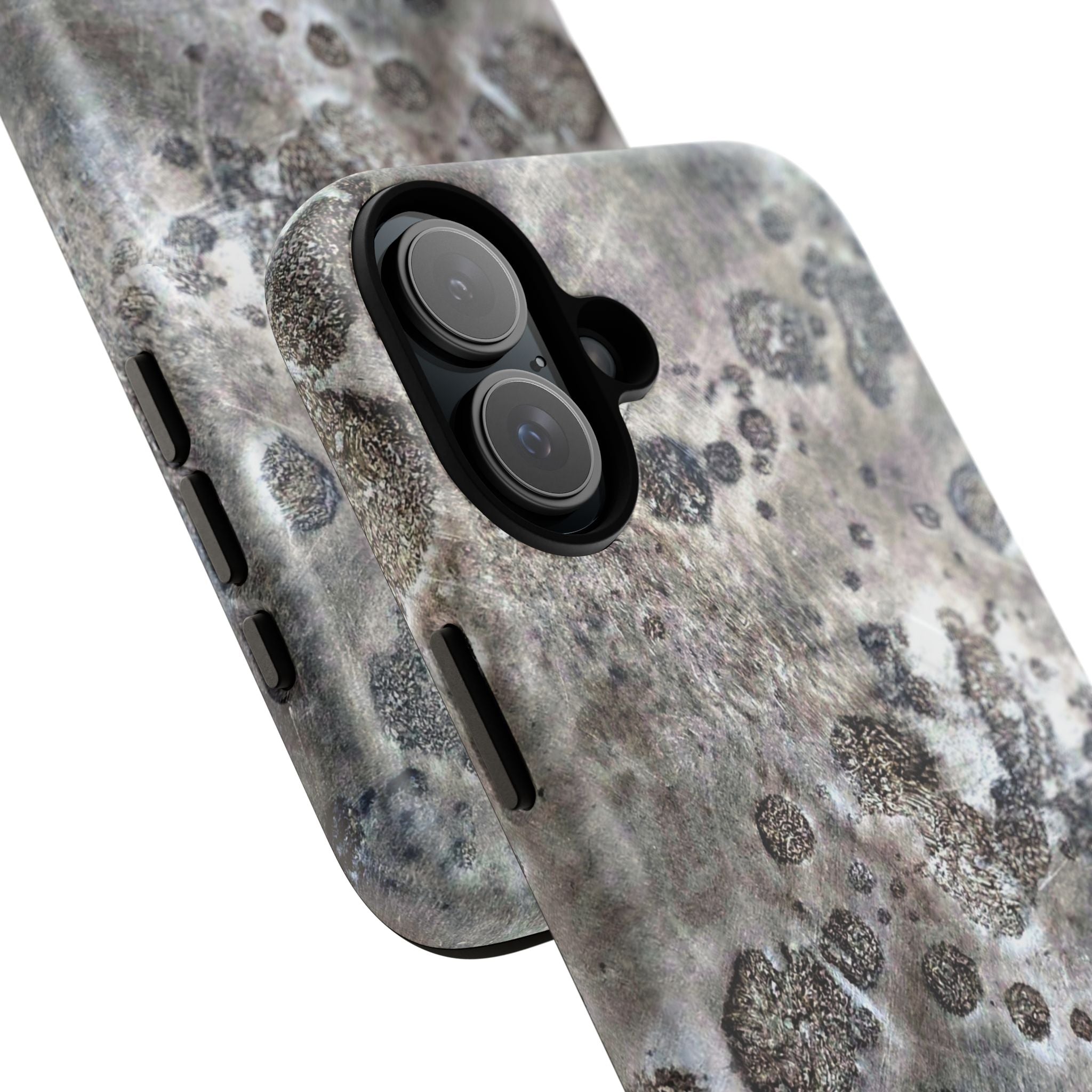 Tough Magnetic Phone Case with Moon Rock Art Design by Studio Blitz