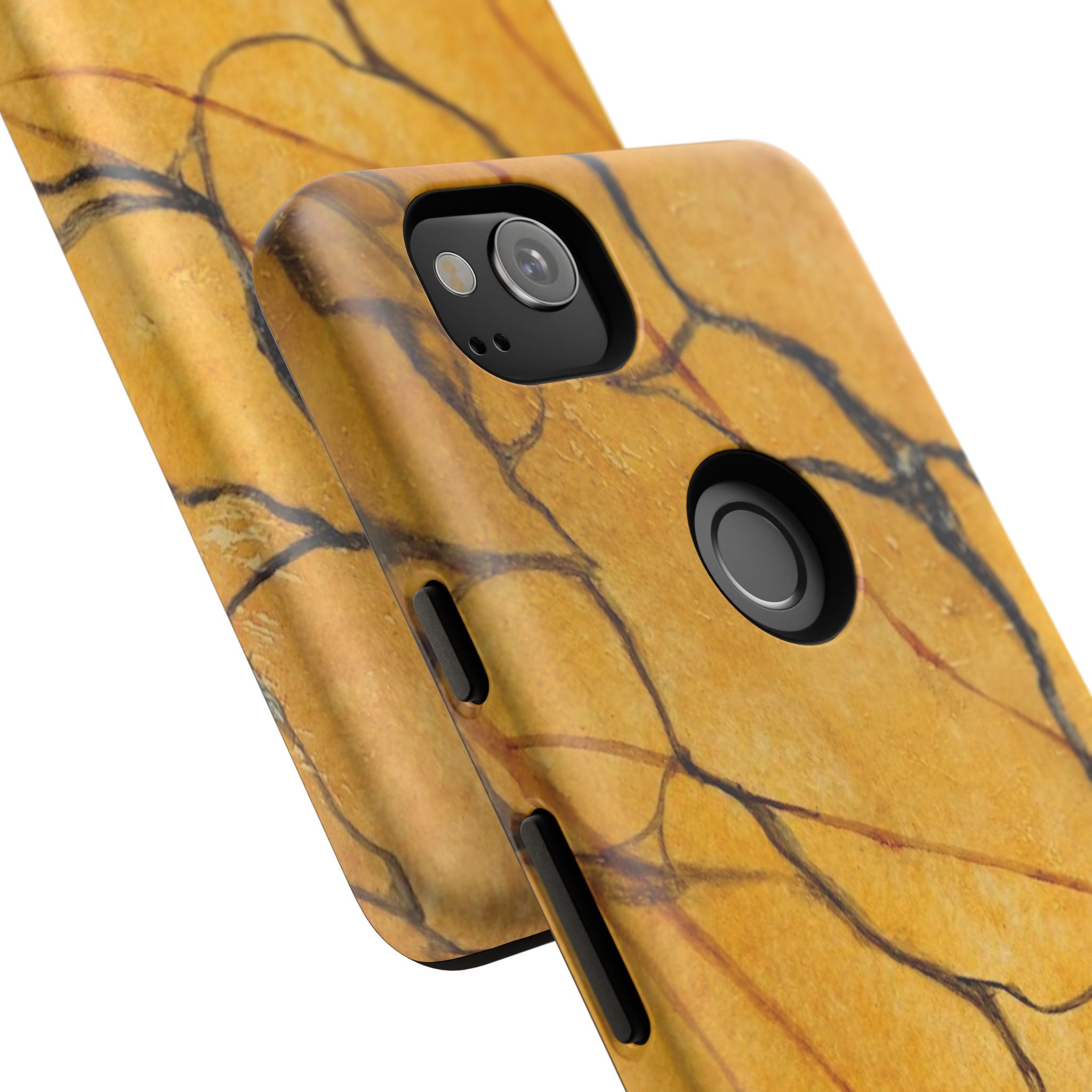 Sexy Gold Marbleized Phone Cases designed by Studio Blitz
