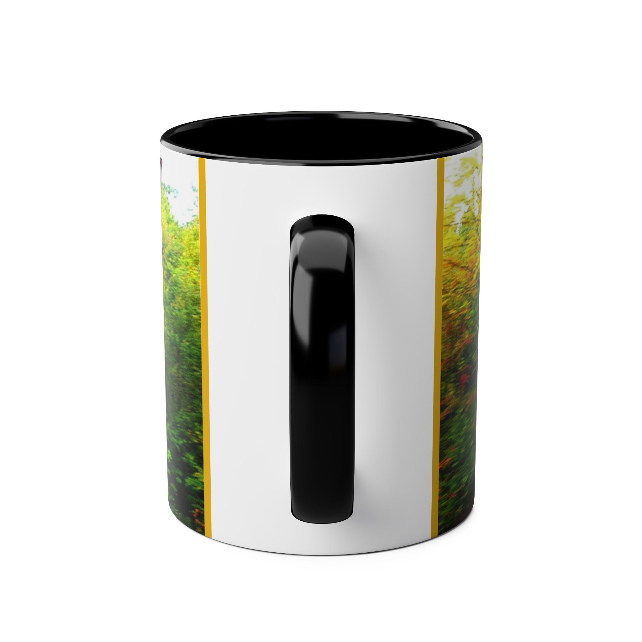 Autumn Vibes Two-Tone Coffee Mug, 11oz - Studio Blitz Design
