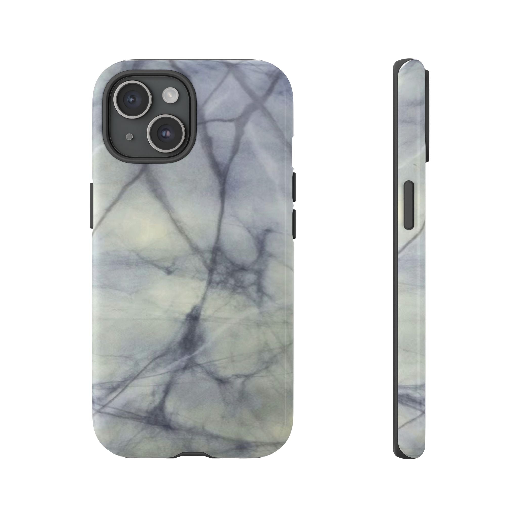 Phone Case, Eye-catching White Marble Look Tough Case by Studio Blitz