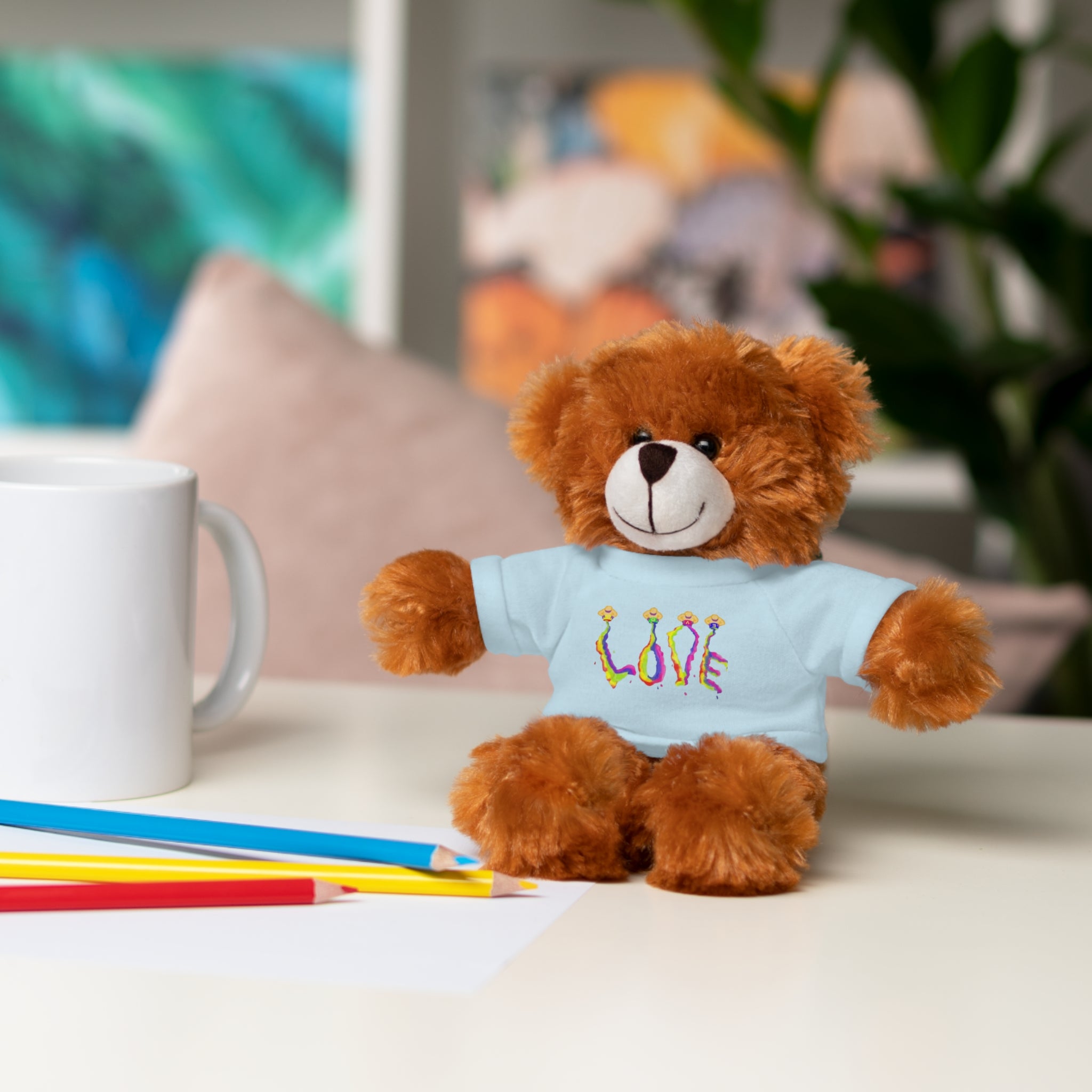 Loveable Stuffed Animals with a Love Tee by Studio Blitz