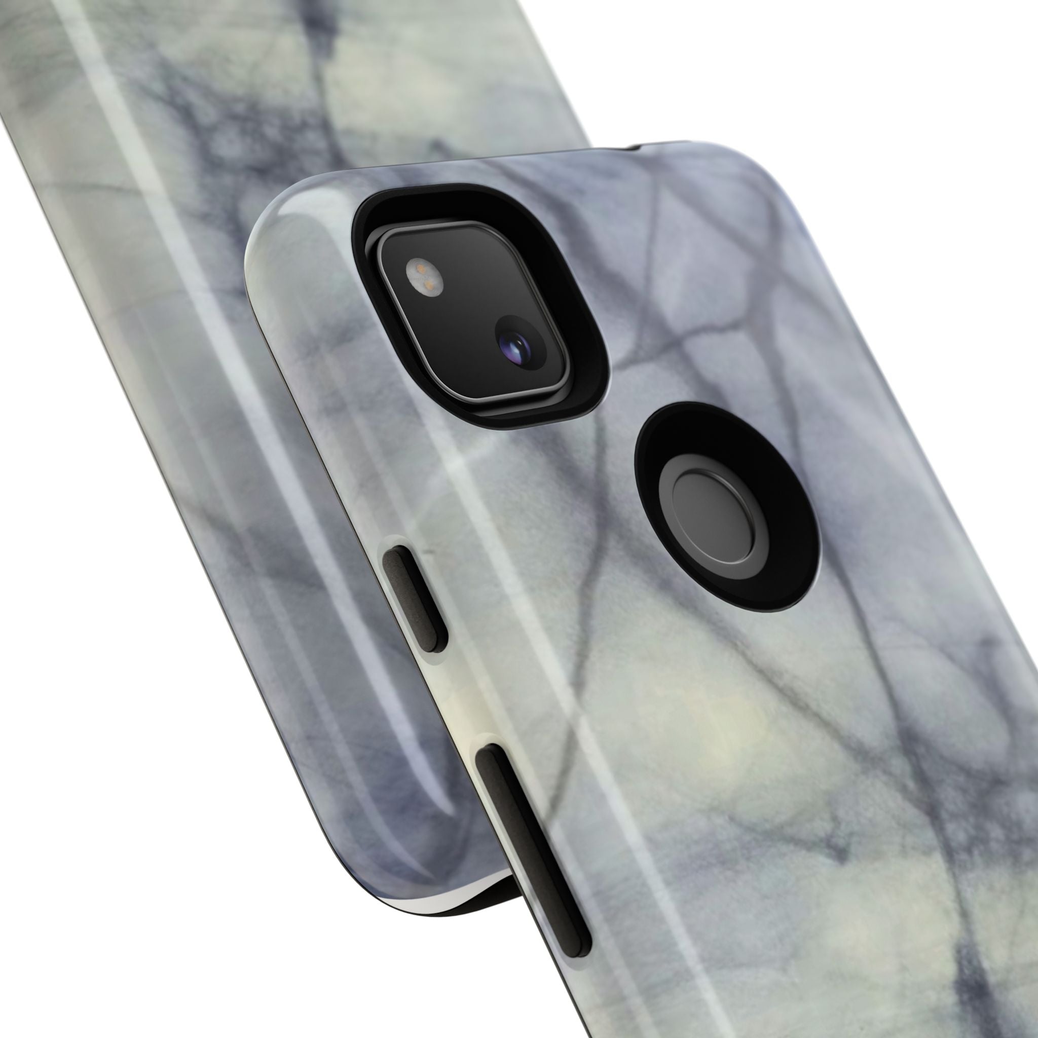 Phone Case, Eye-catching White Marble Look Tough Case by Studio Blitz
