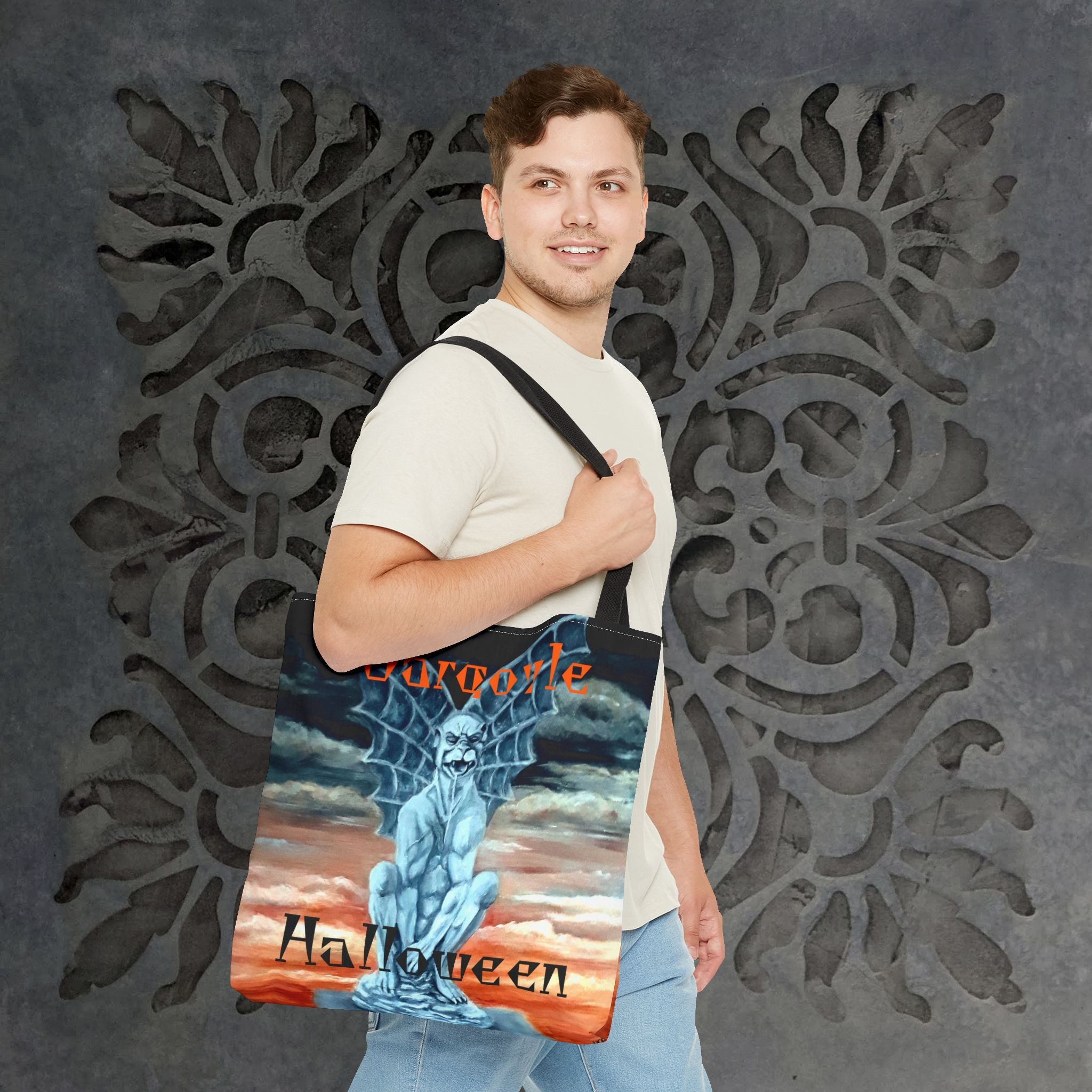 Halloween Gargoyle Tote/Trick or Treat Bag